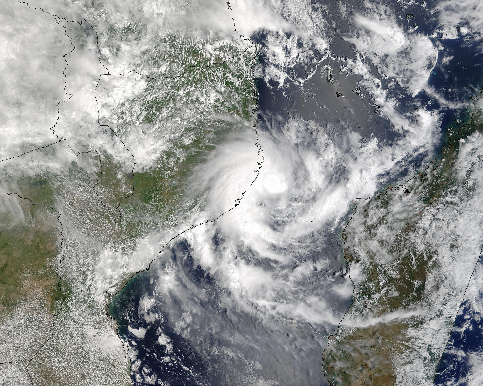 Tropical Cyclone 08S off Mozambique - related image preview