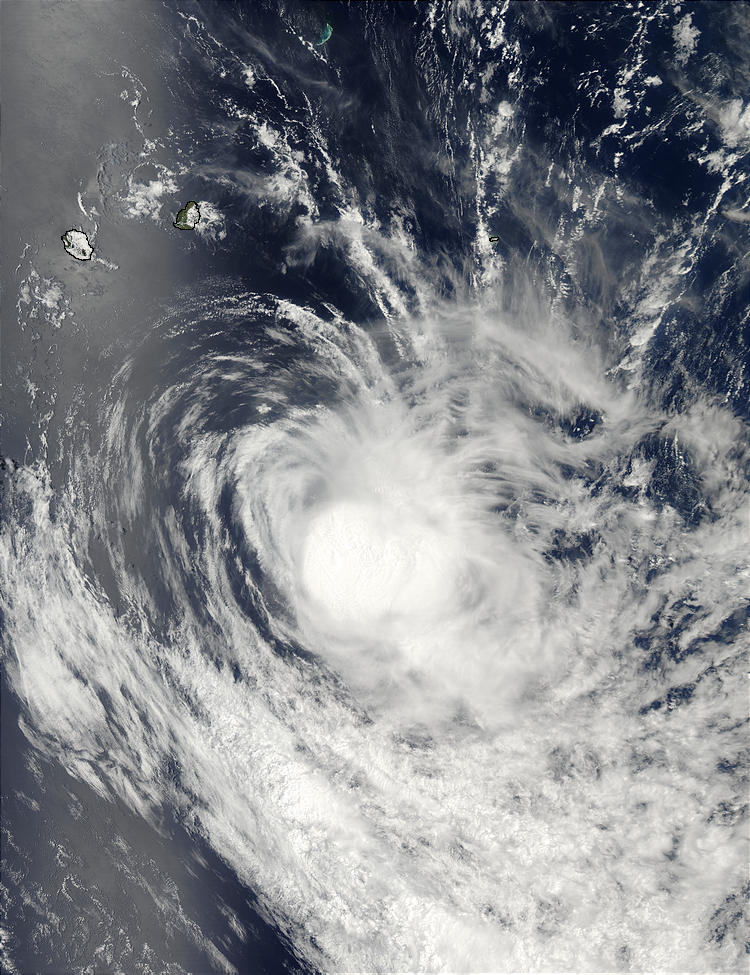 Tropical Cyclone Crystal (05S) southeast of Mauritius and La Reunion, Indian Ocean - related image preview