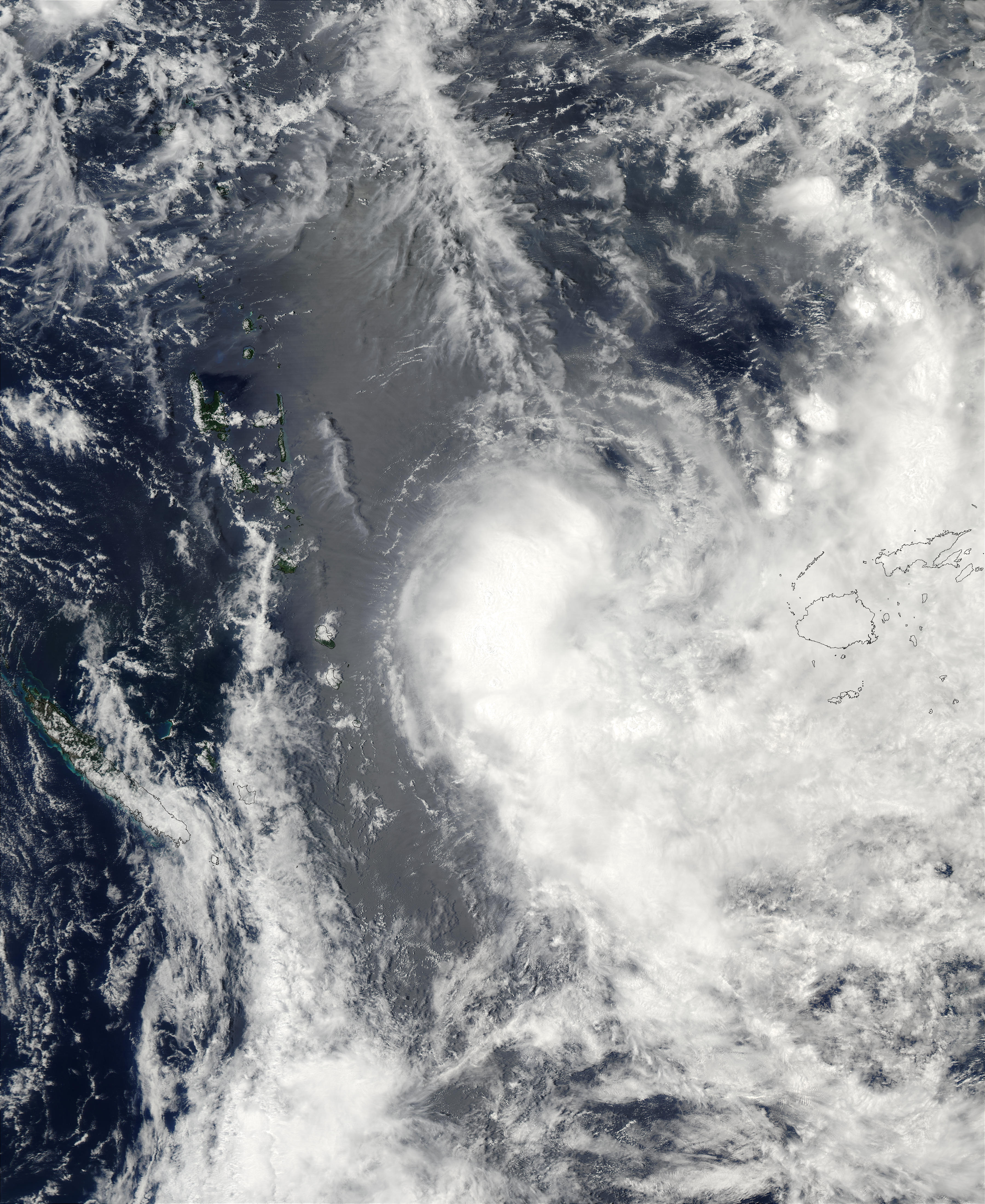 Tropical Cyclone Zoe (06P) west of Fiji Islands, South Pacific Ocean - related image preview