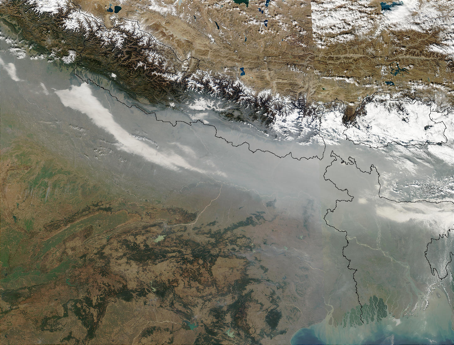 Pollution in Northern India and Bangladesh - related image preview