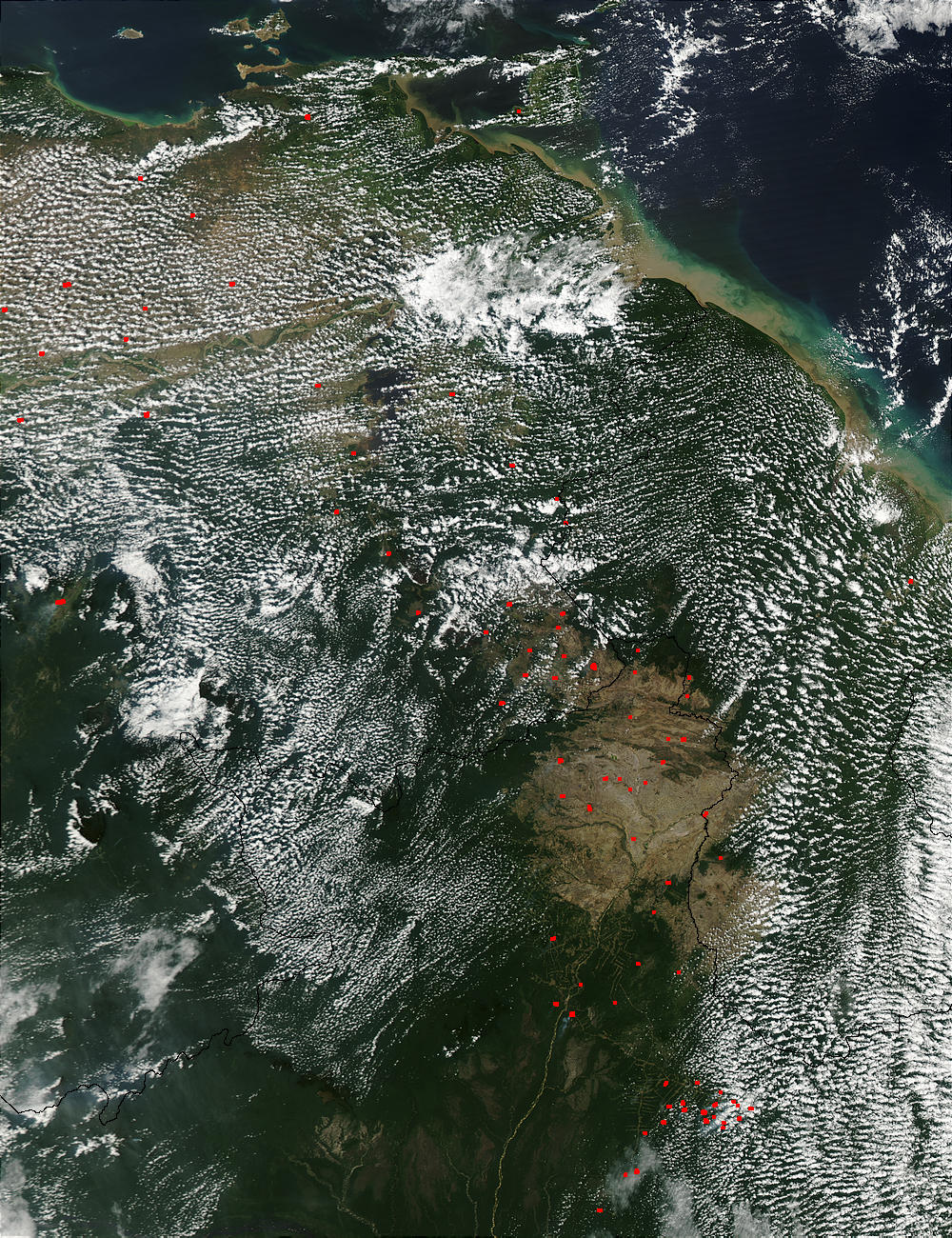 Fires in Venezuela, Guyana, and Brazil - related image preview
