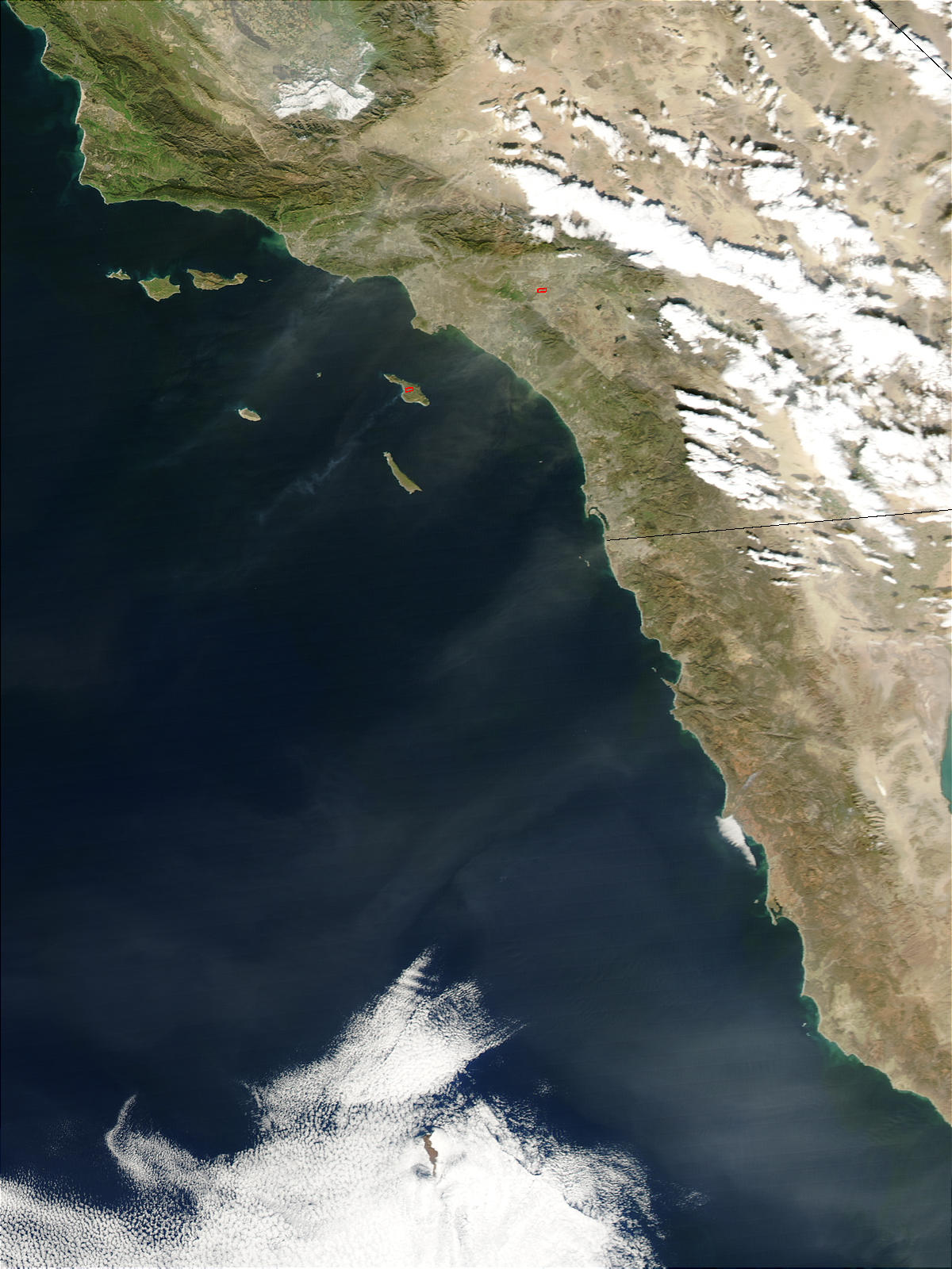 Dust over southern California - related image preview