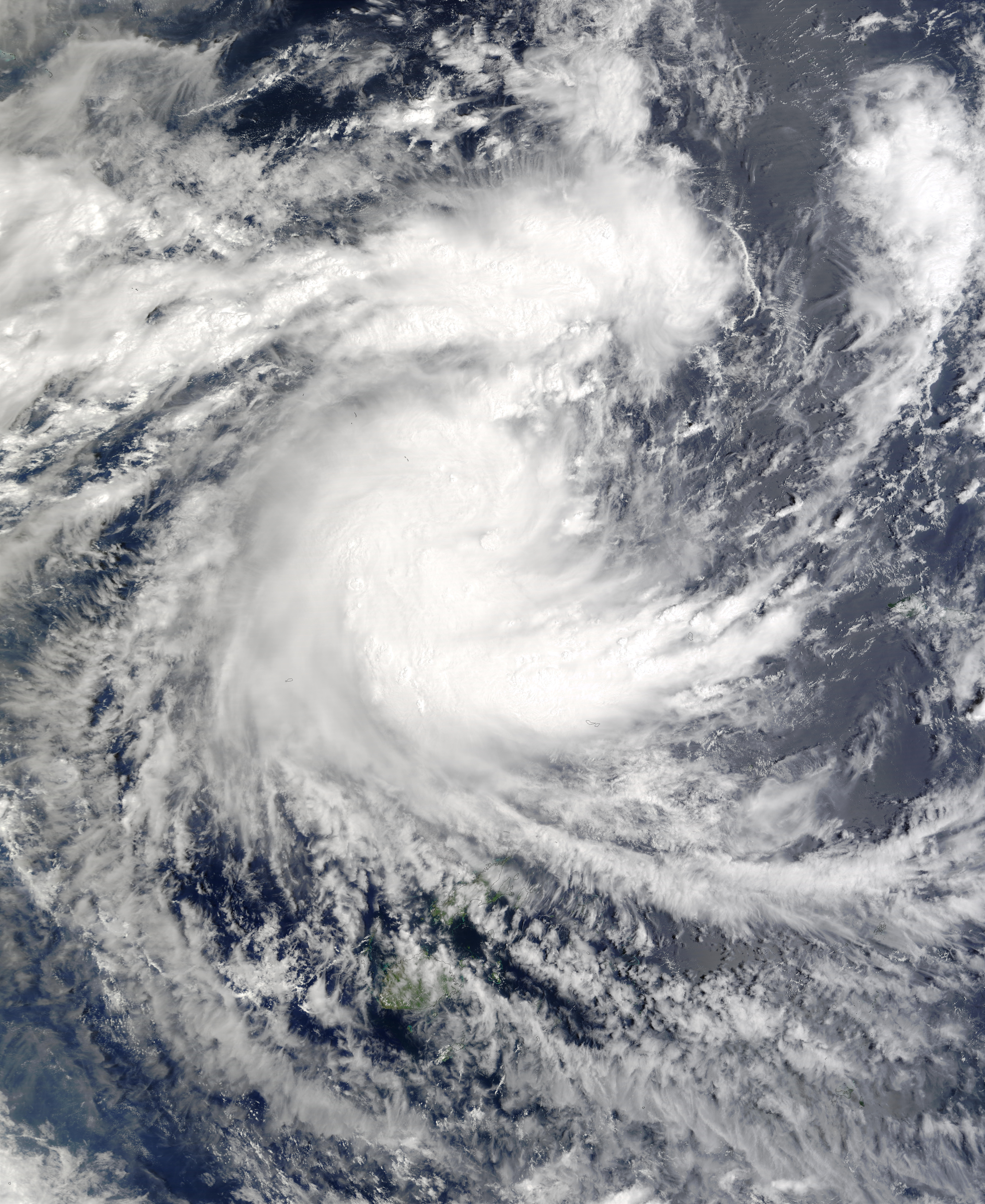 Tropical Cyclone Ami (10P) north of Fiji, Pacific Ocean - related image preview