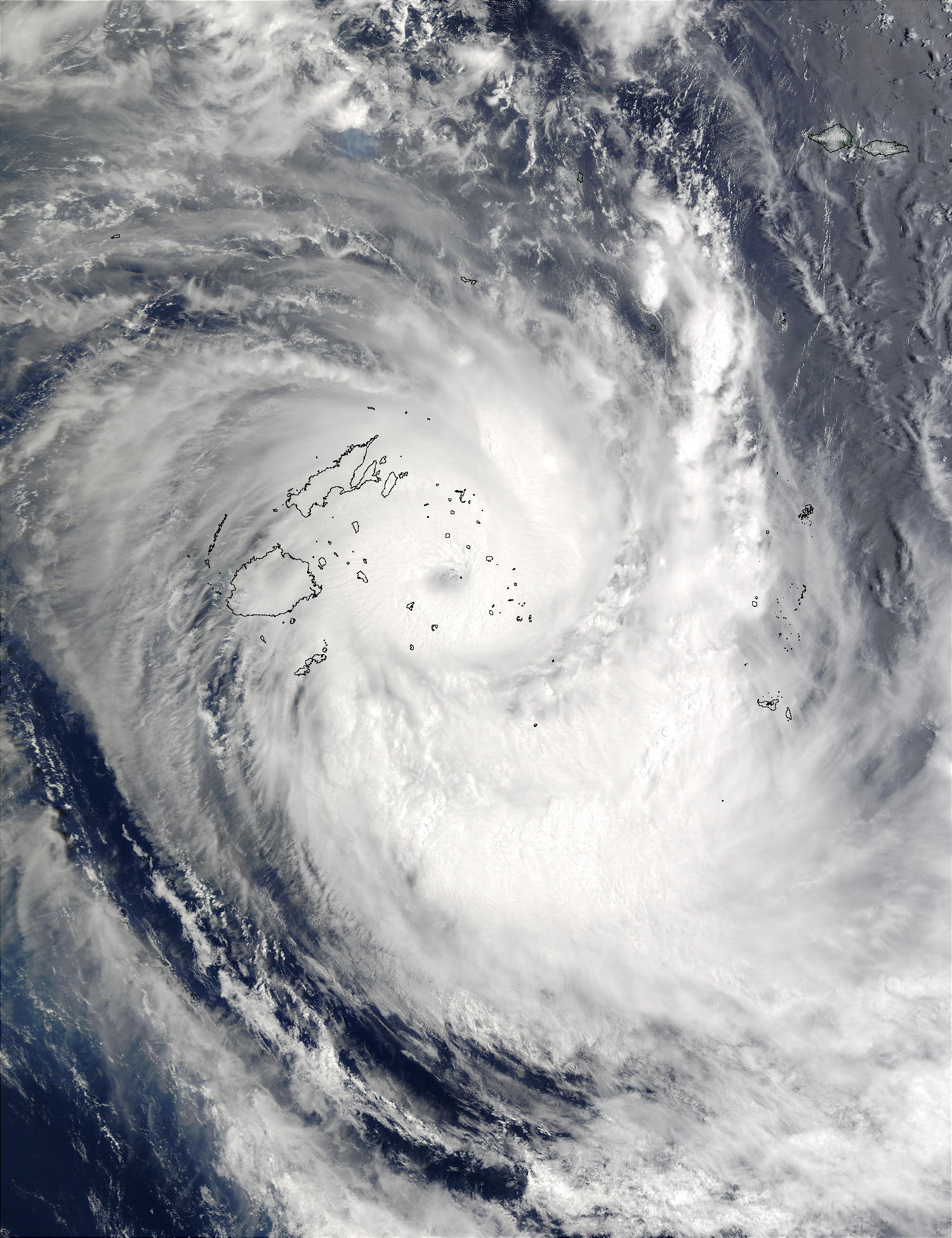 Tropical Cyclone Ami (10P) over Fiji Islands, Pacific Ocean - related image preview