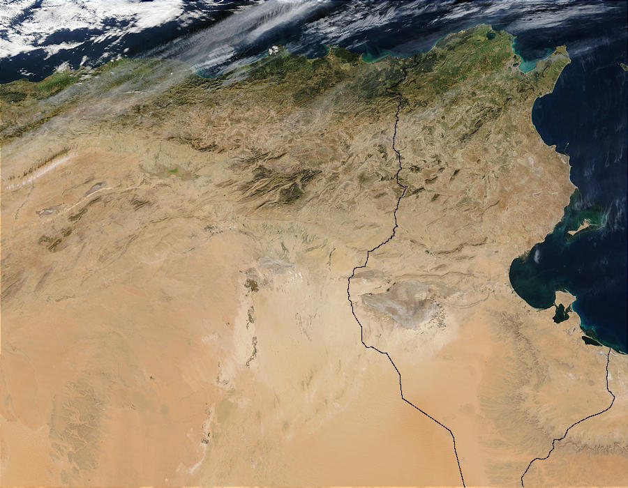 Tunisia and Algeria (before floods) - related image preview