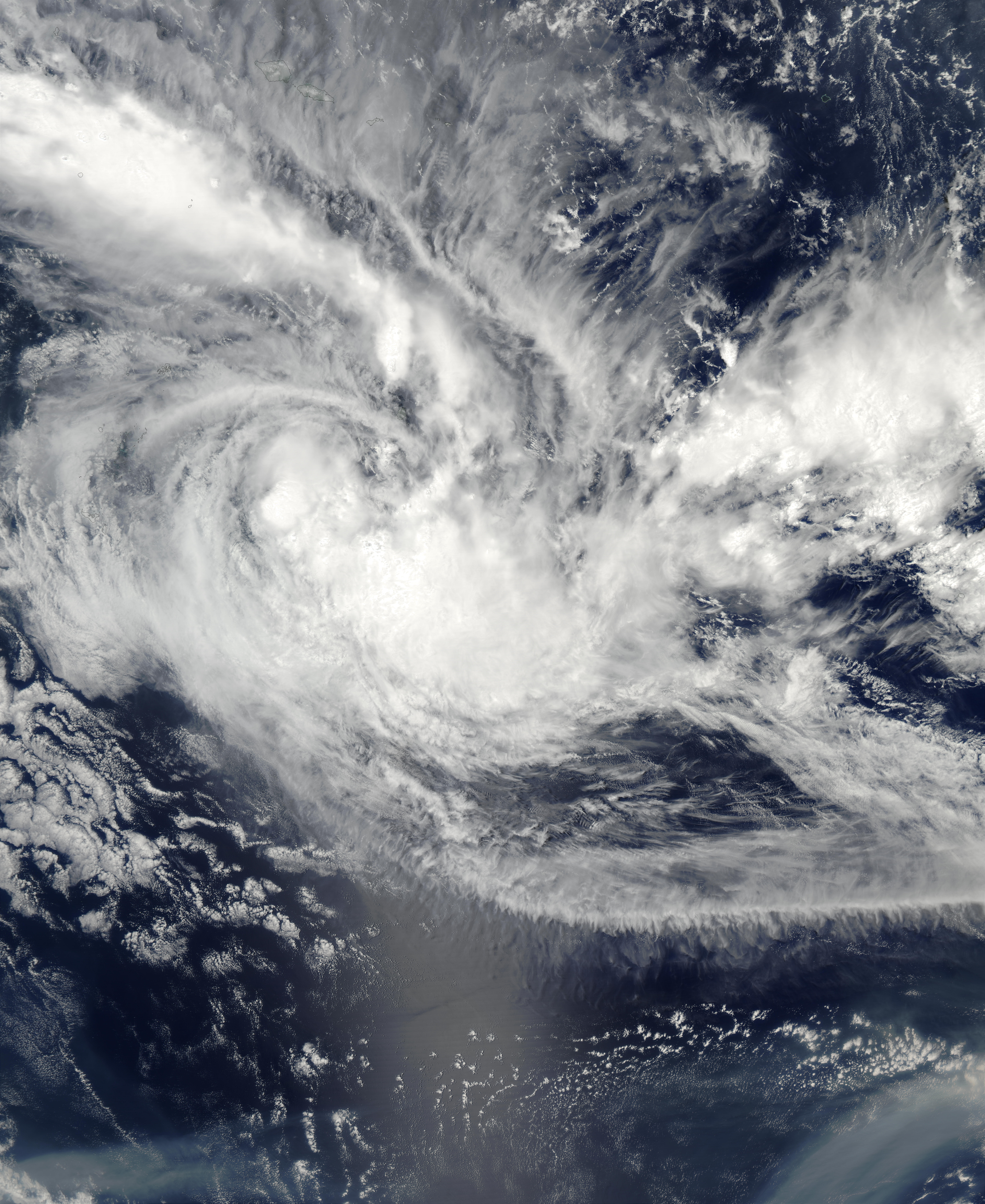 Tropical Cyclone Cilla (13P), south of Samoa, Pacific Ocean - related image preview