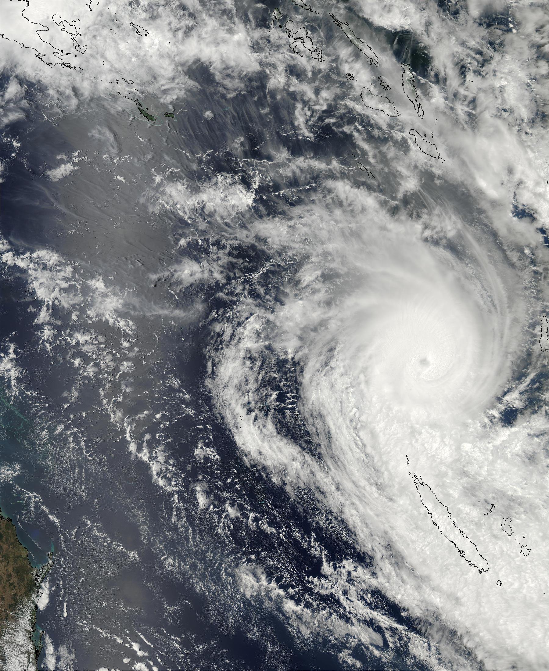Tropical Cyclone Beni (12P), north of New Caledonia, Pacific Ocean - related image preview