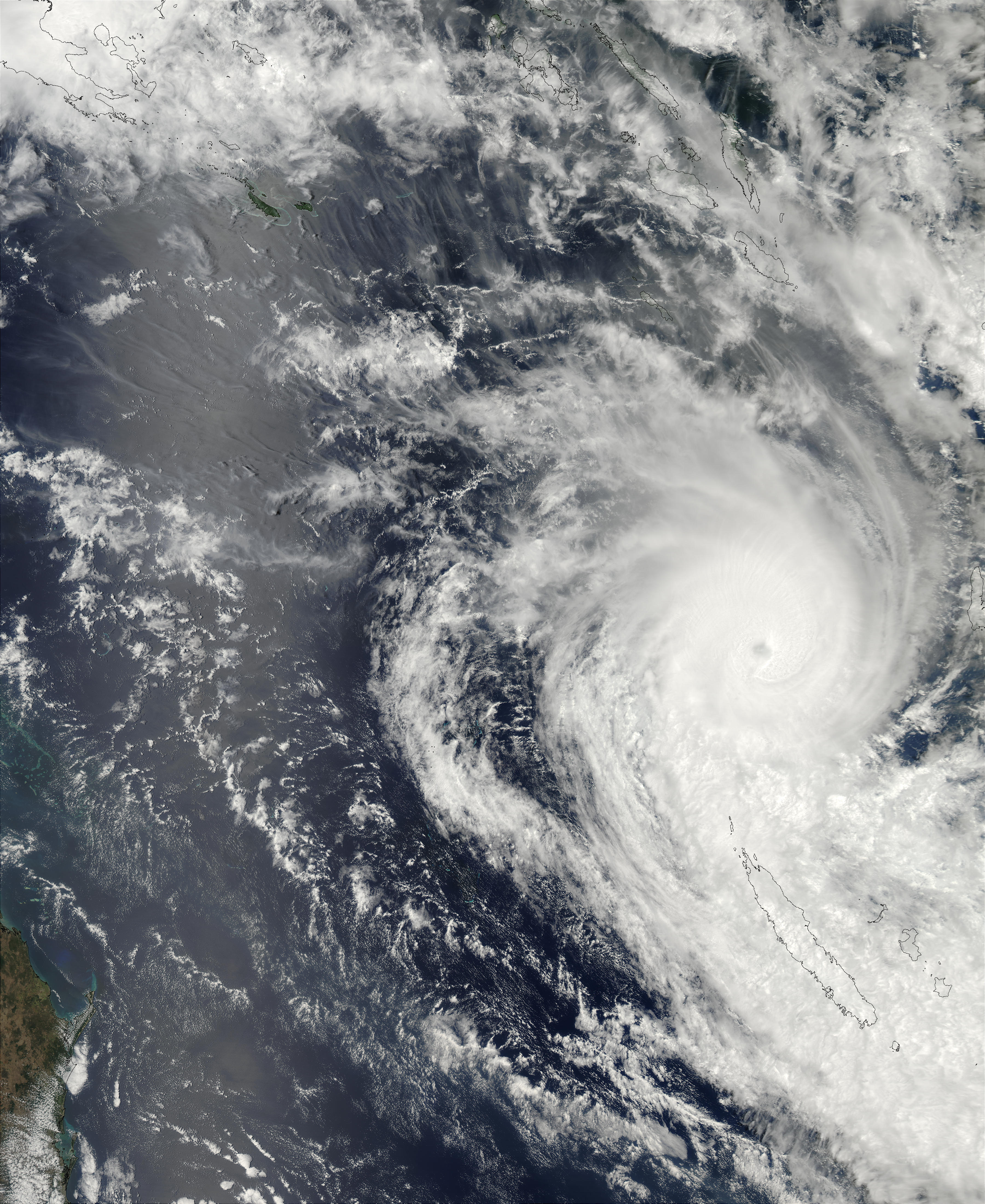 Tropical Cyclone Beni (12P), north of New Caledonia, Pacific Ocean - related image preview