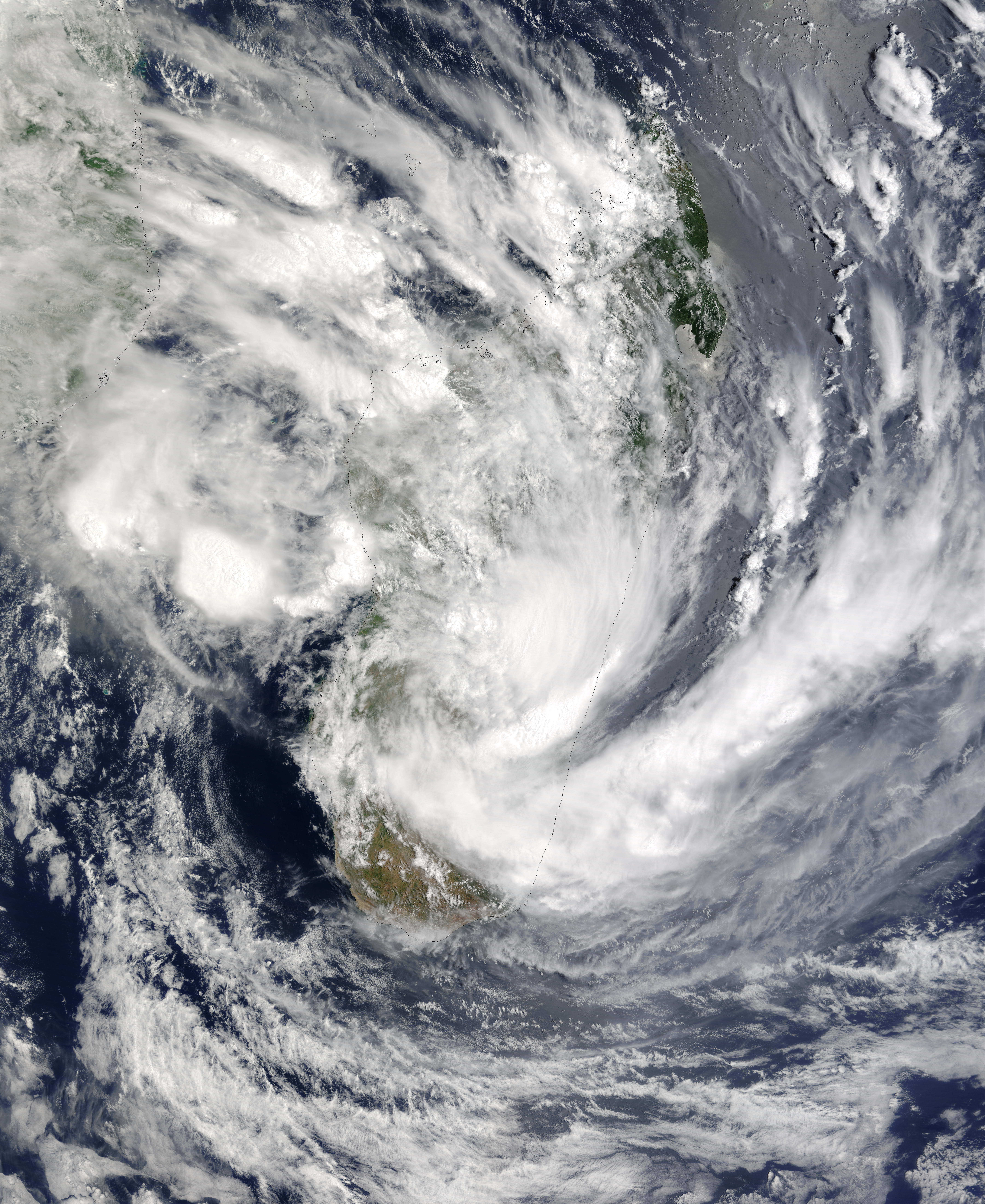 Tropical Cyclone Fari (11S) over Madagascar - related image preview