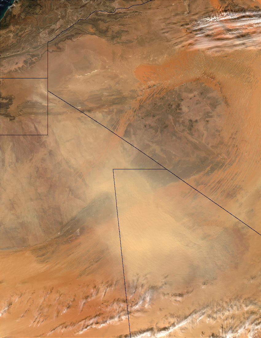 Dust storm in Mali and Mauritania - related image preview