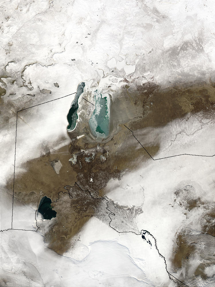 Snow across Kazakhstan and Uzbekistan - related image preview