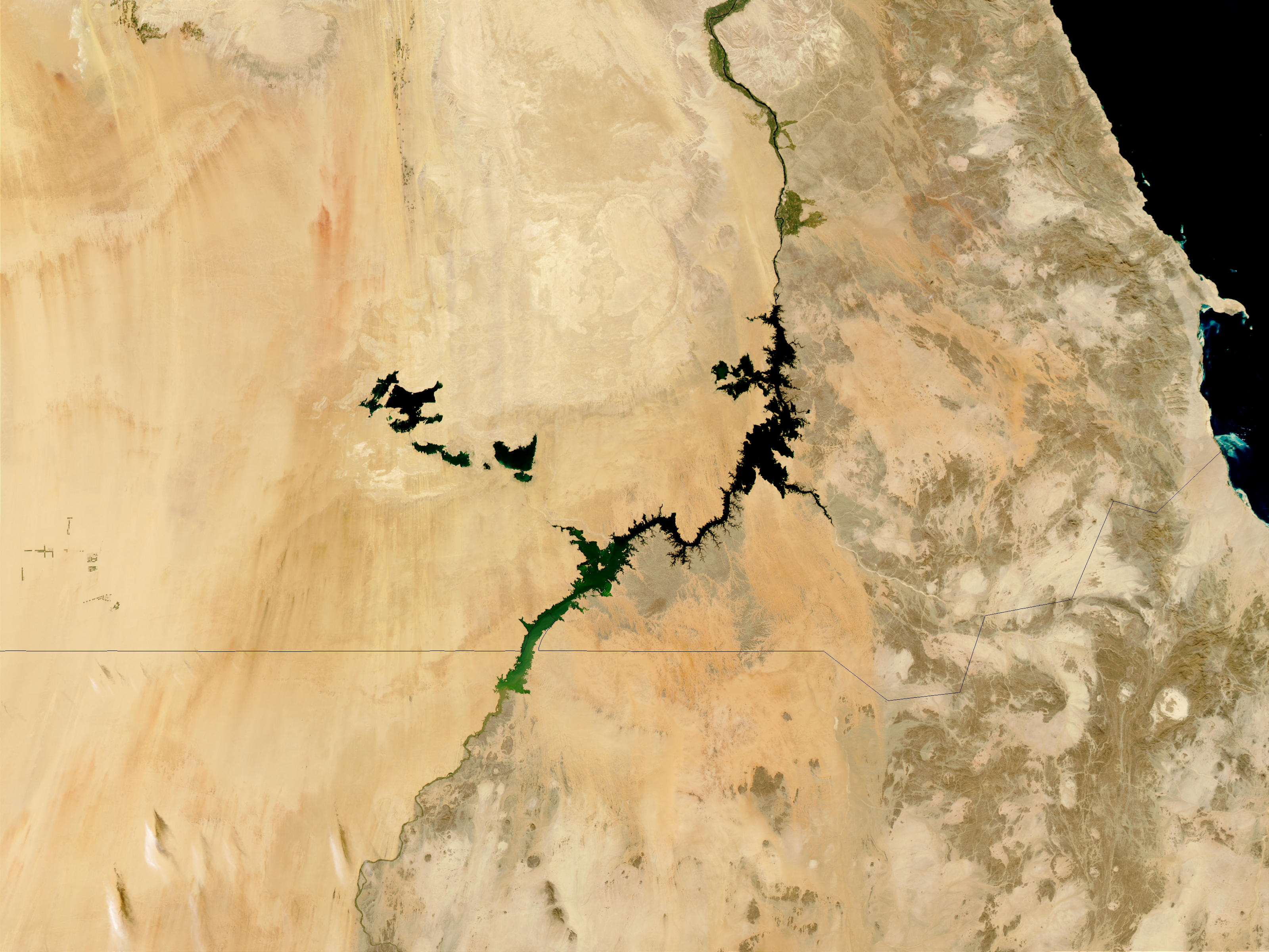 Lake Nasser and Toshka Lakes, Egypt - related image preview