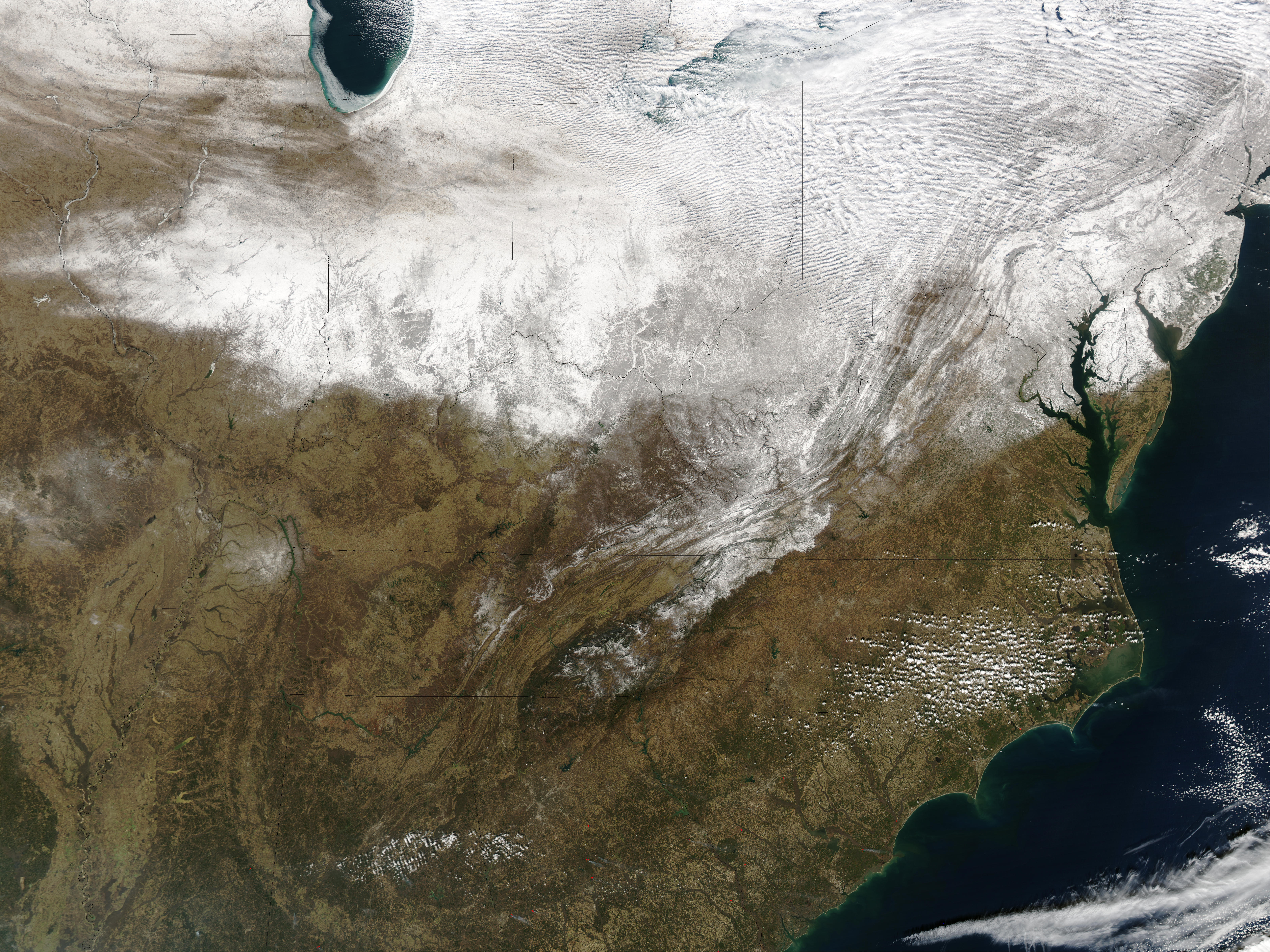 Snow across Eastern United States - related image preview
