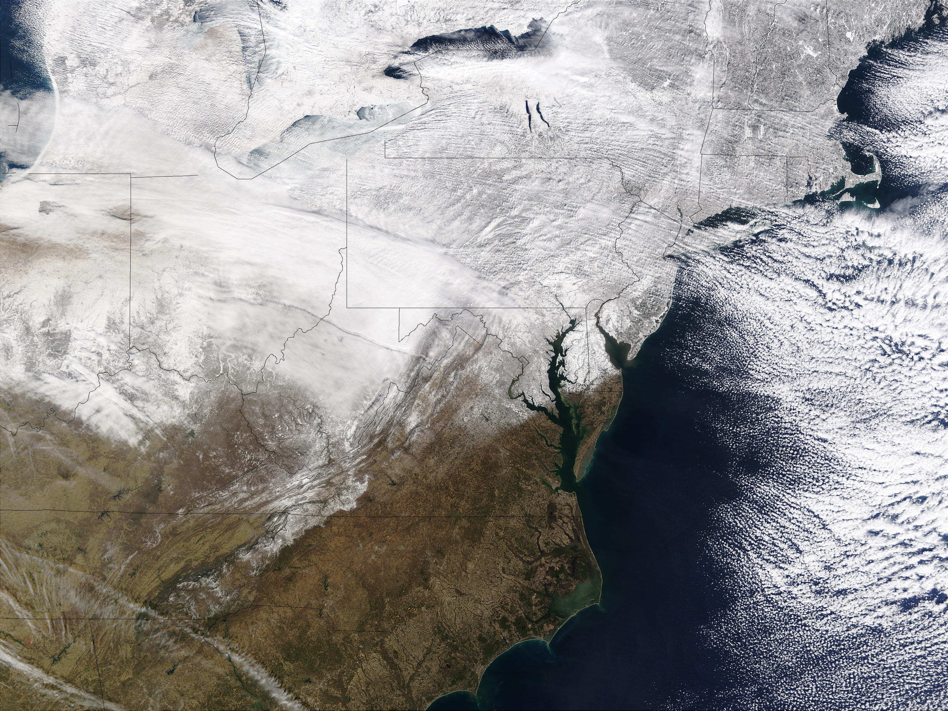 Snow across Eastern United States - related image preview