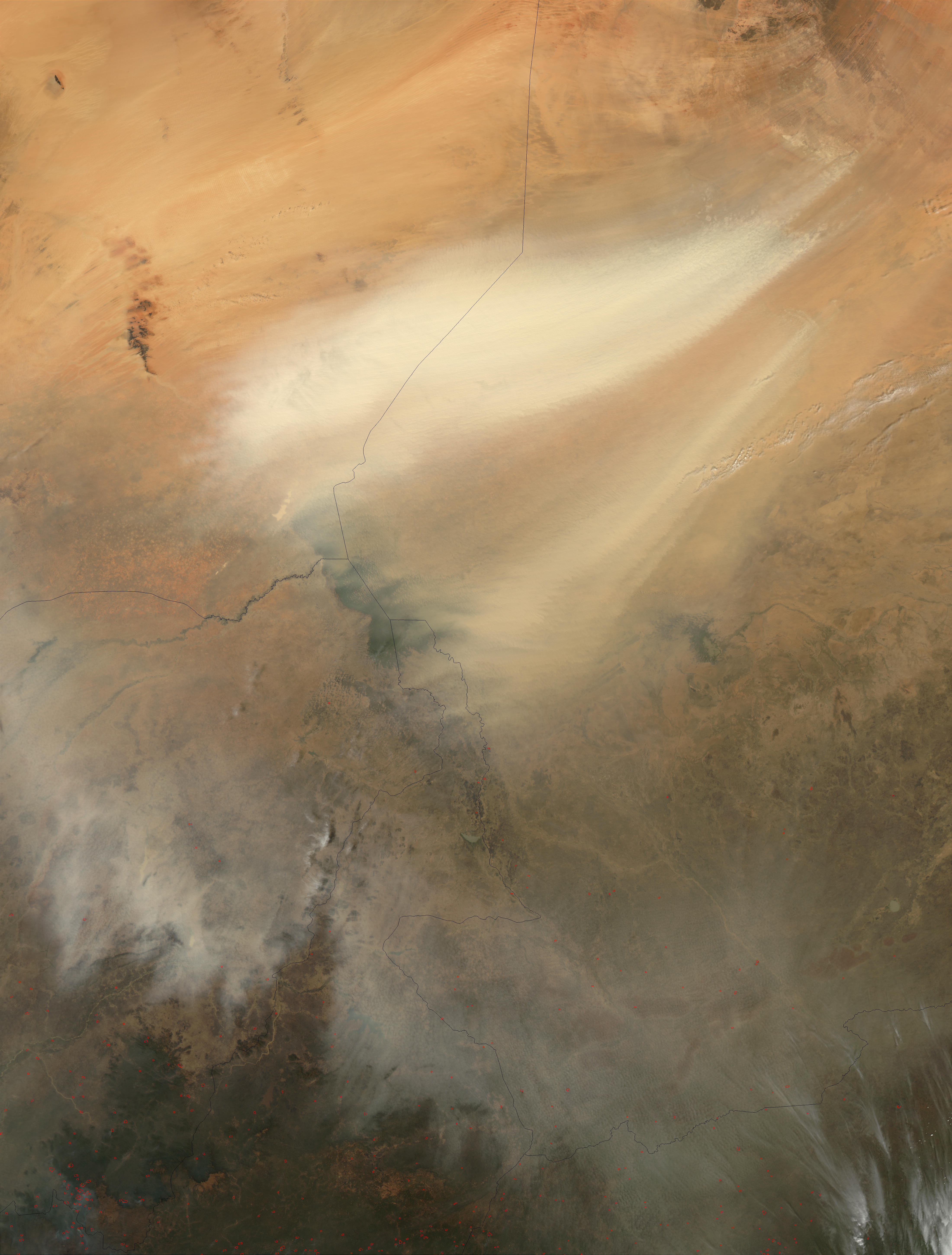 Dust storm in Chad - related image preview