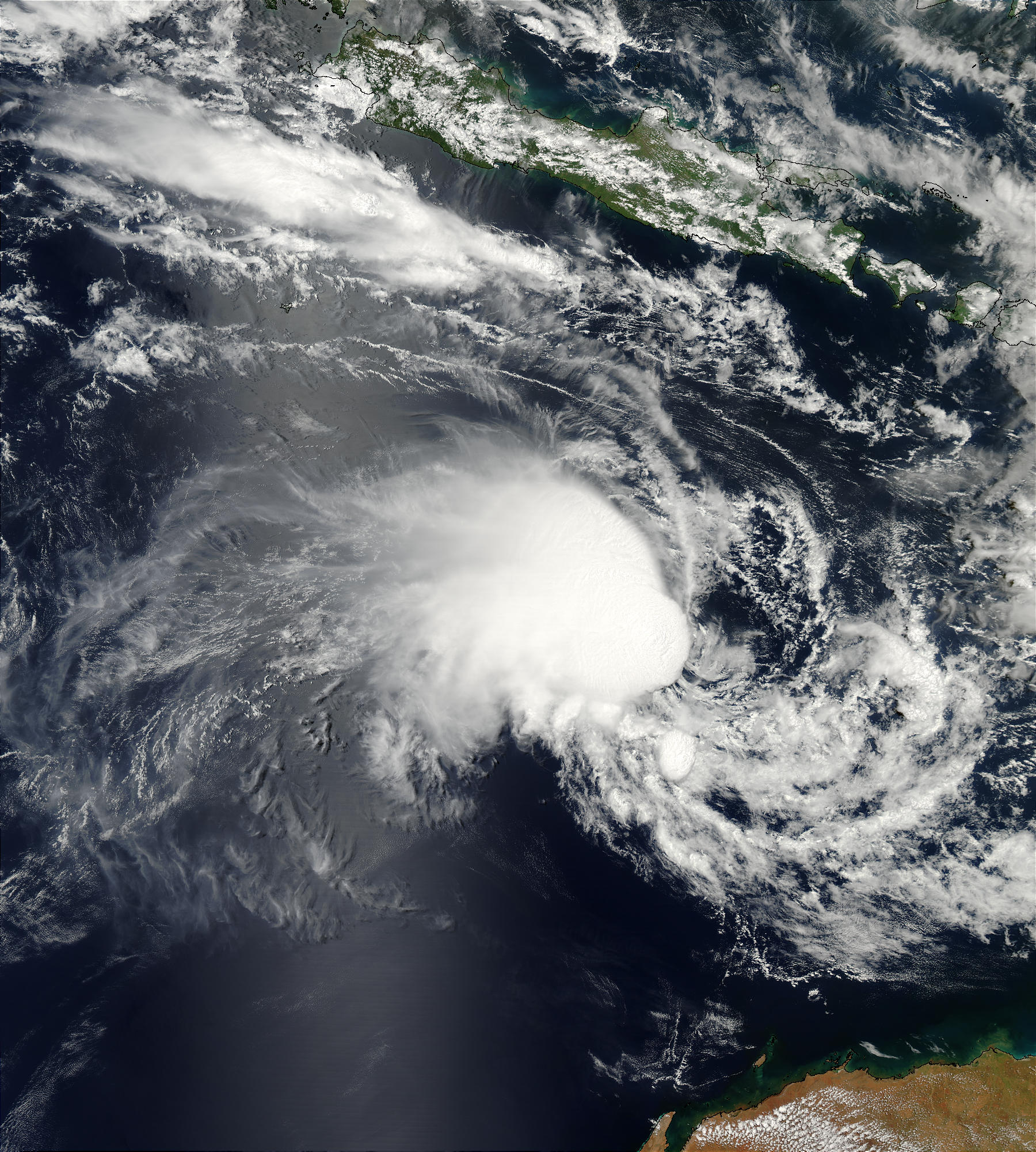 Tropical Cyclone Harriet (21S) off Jave and Australia - related image preview