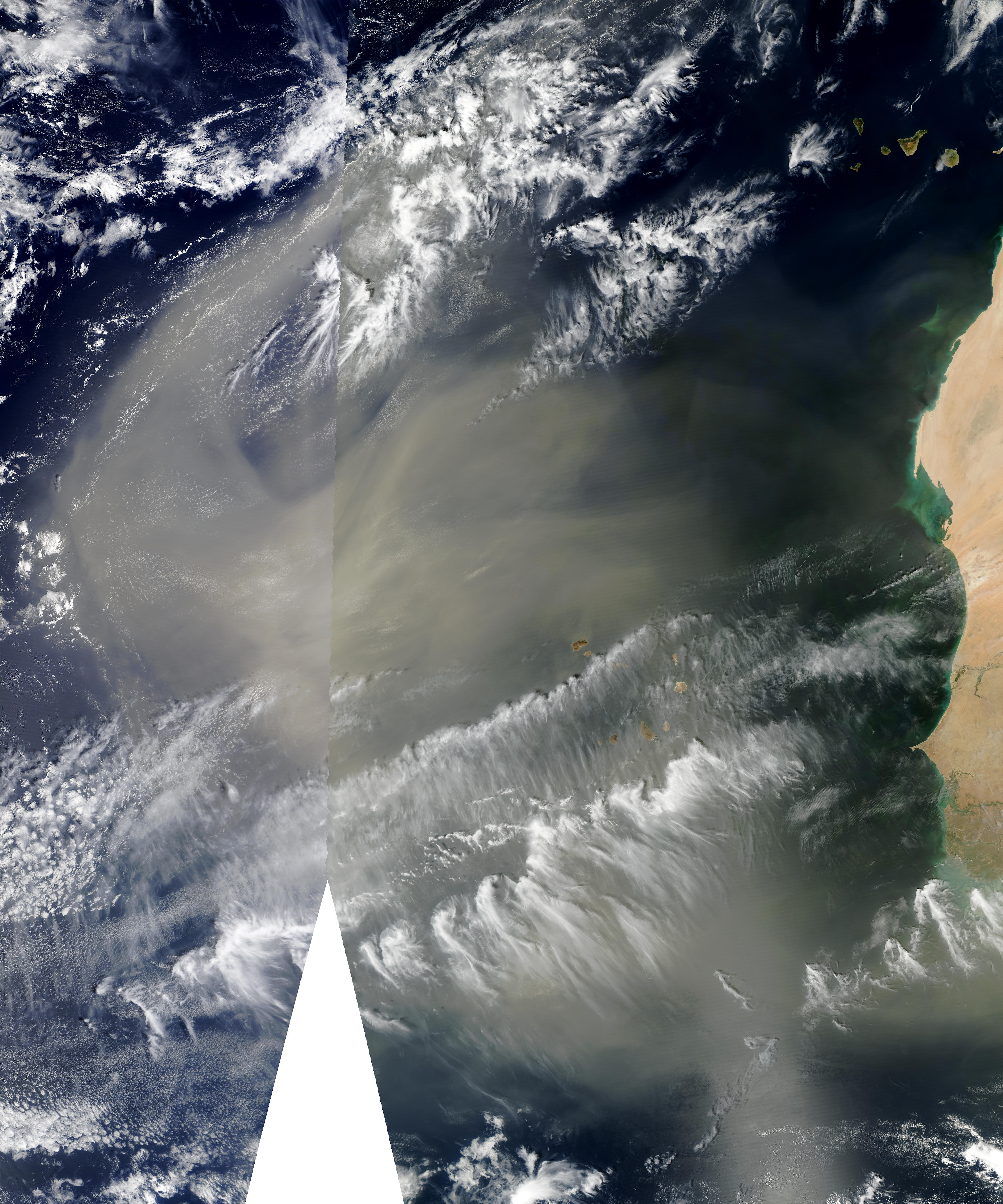 Saharan dust off West Africa - related image preview