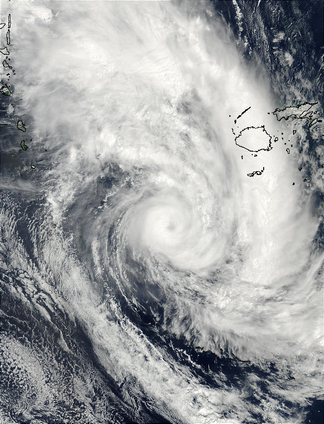 Tropical Cyclone Eseta (25P) off Fiji, Pacific Ocean - related image preview