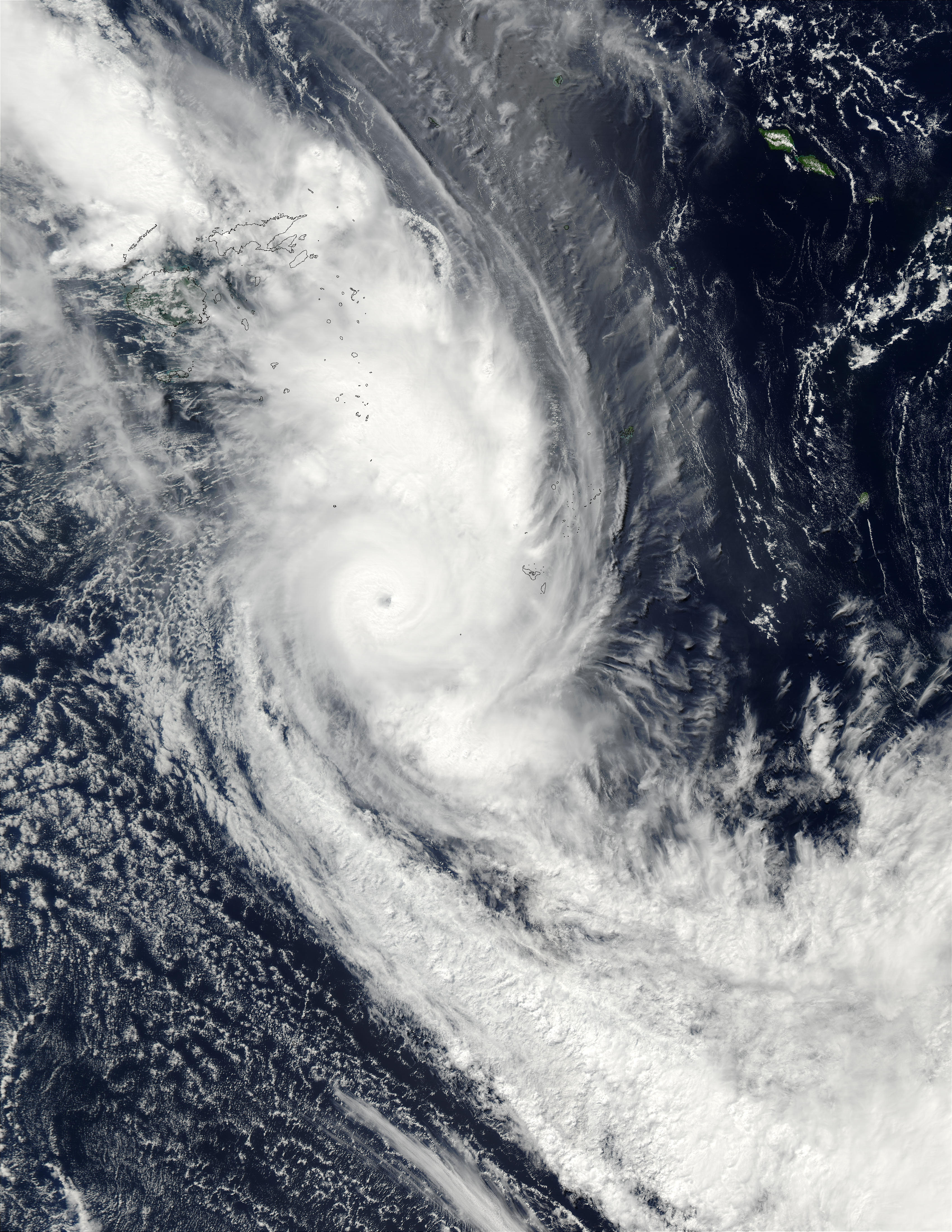 Tropical Cyclone Eseta (25P) south of Fiji, South Pacific Ocean - related image preview