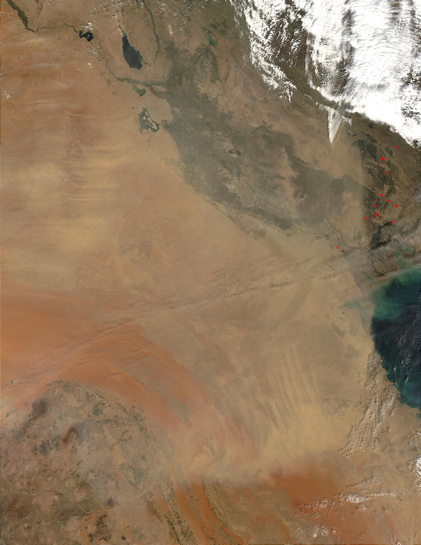 Dust Storm in Iraq and Kuwait - related image preview