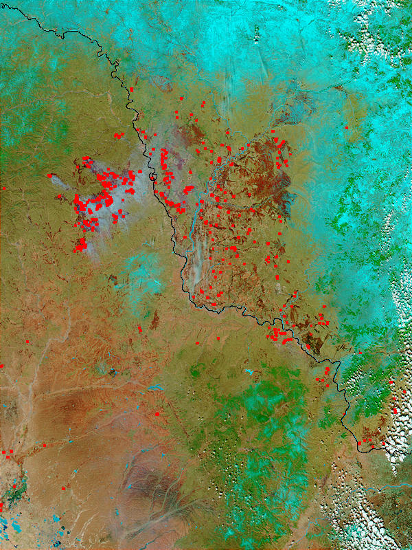 Fires and Burn Scars in Northern China - related image preview