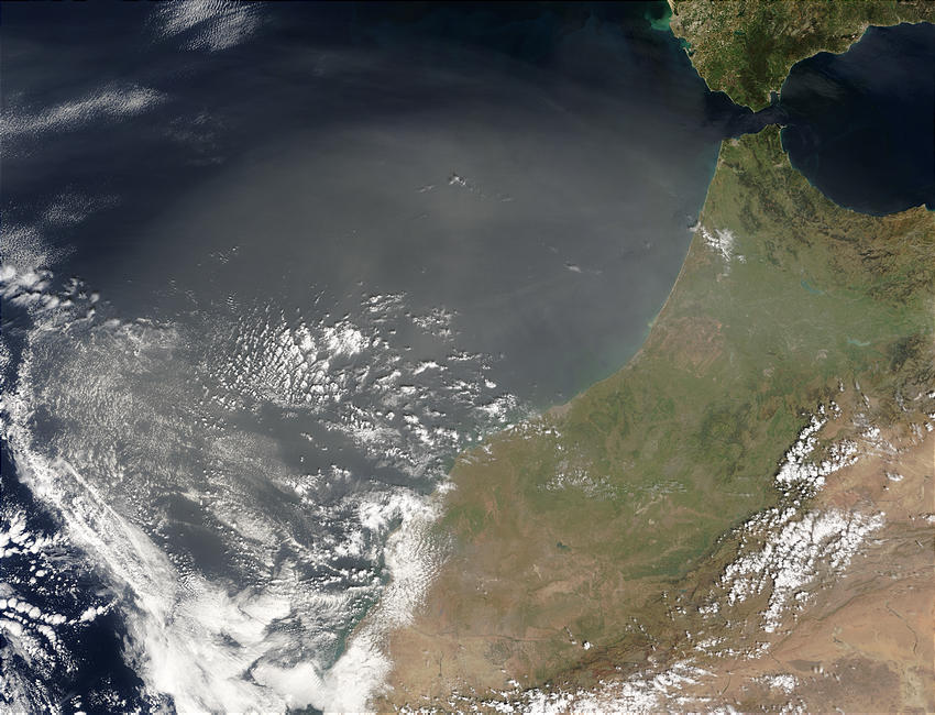 Saharan Dust off Morocco - related image preview