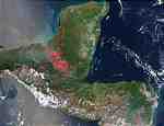 Fires in Mexico and Central America - selected image