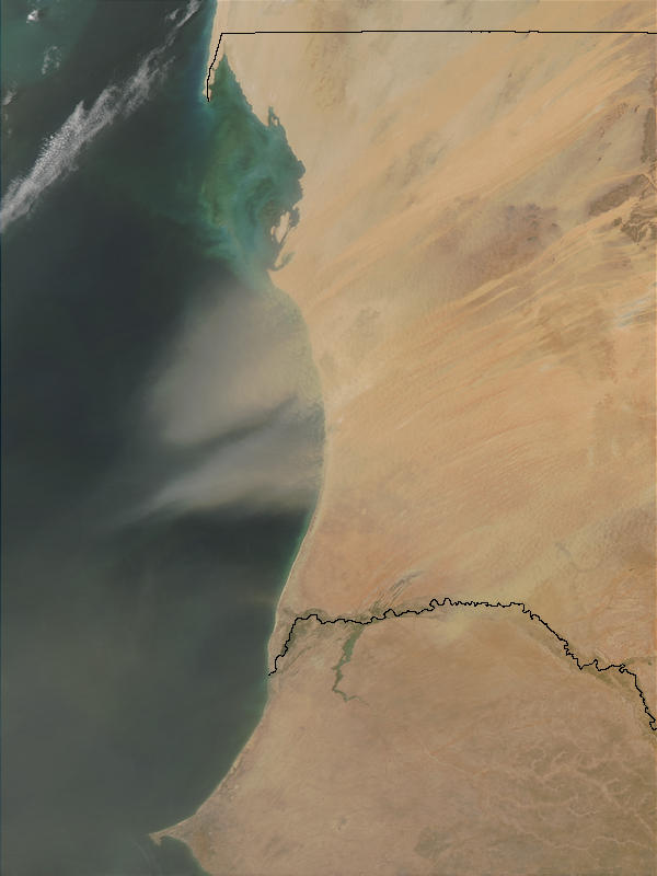 Dust Storm over Mauritania - related image preview