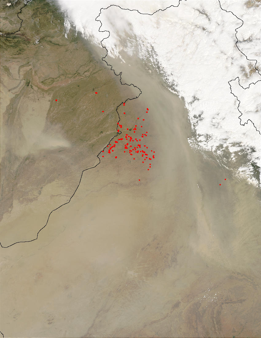 Dust Storms in India and Pakistan - related image preview