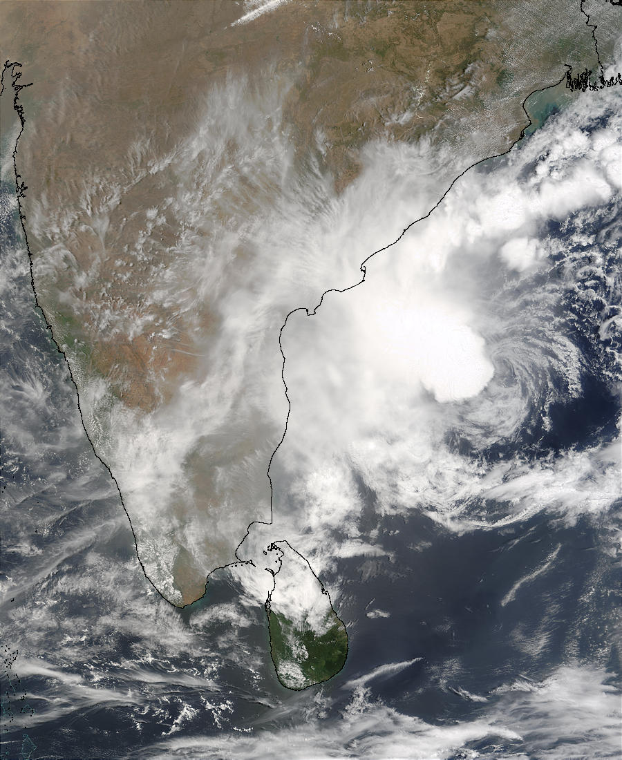 Tropical Cyclone 01B off India and Sri Lanka - related image preview