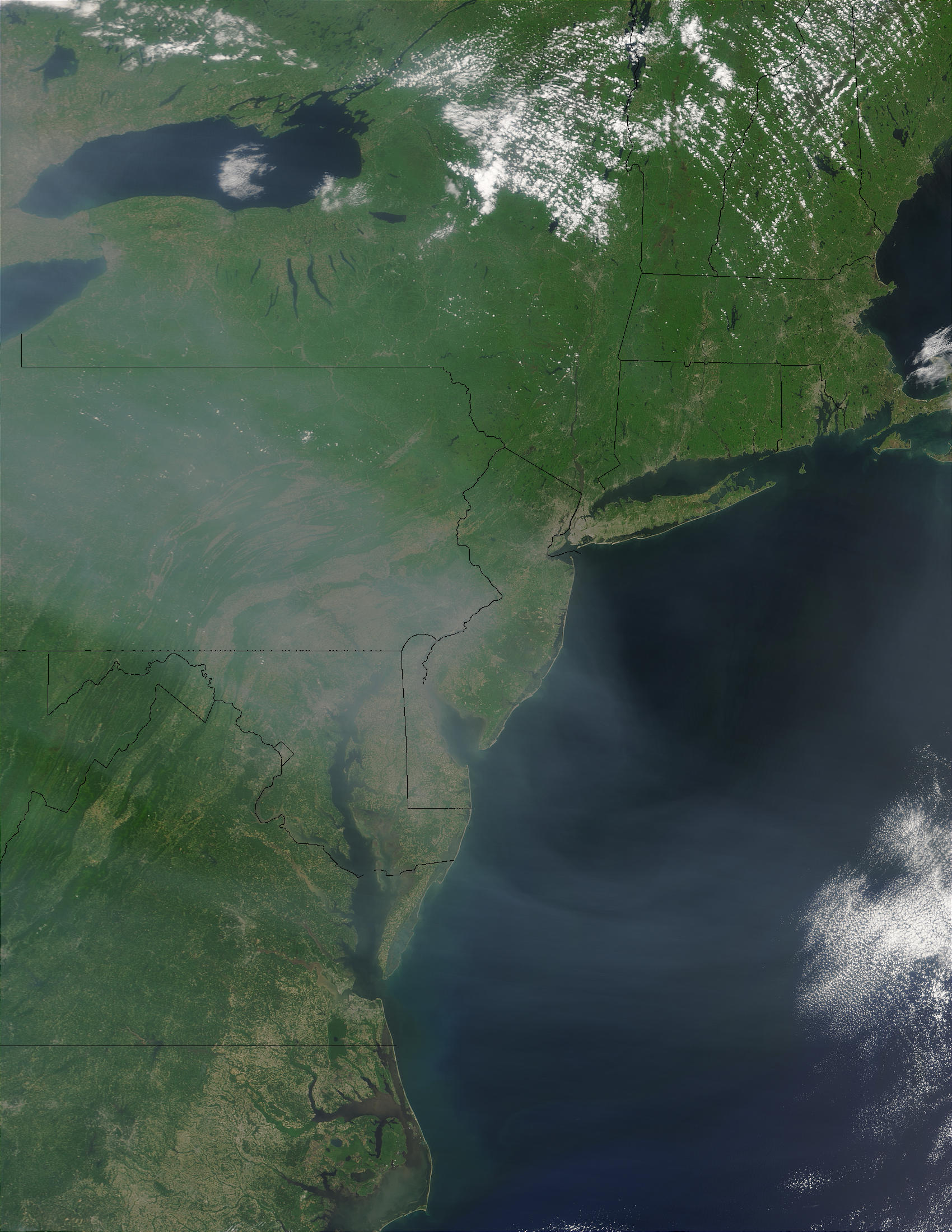 Asian smoke over the eastern United States - related image preview