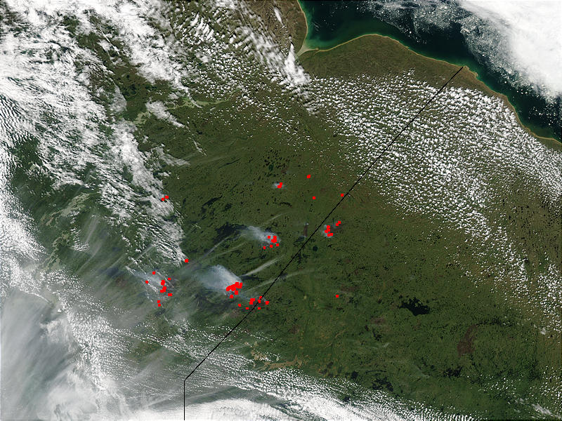 Fires in Manitoba, Canada - related image preview