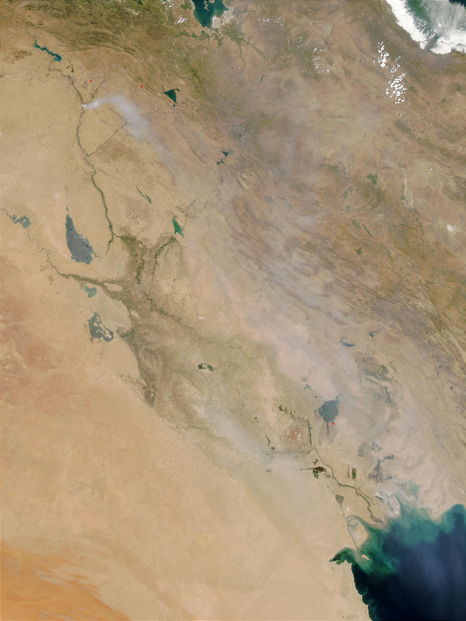 Toxic sulfur smoke across Iraq - related image preview