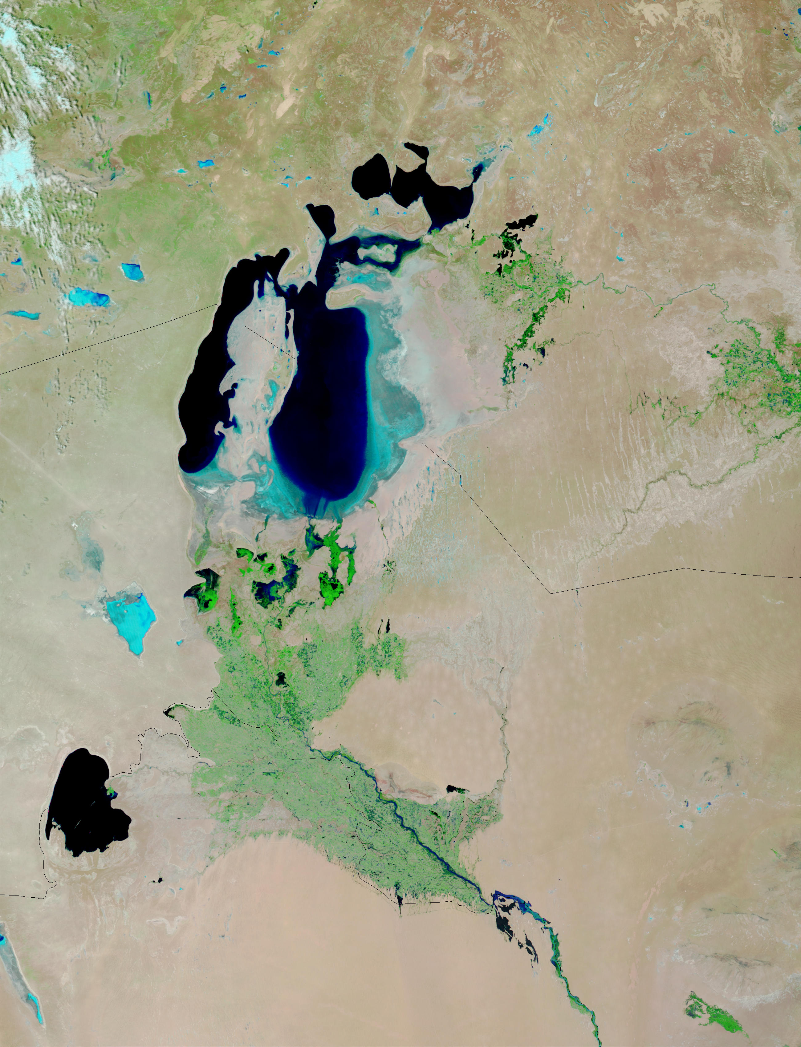 Aral Sea (false color) - related image preview