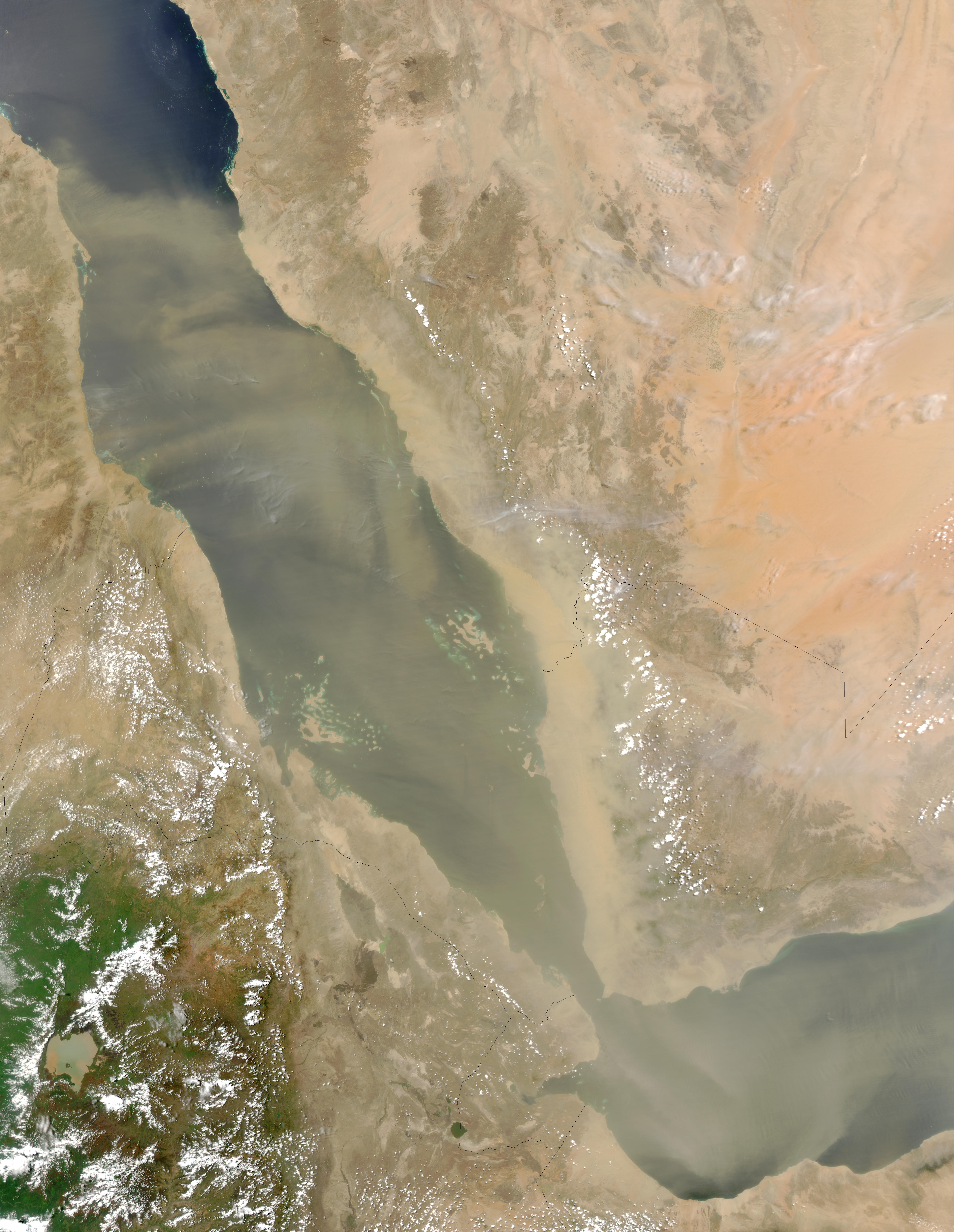 Dust Storm over the Red Sea - related image preview