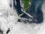 Cloud vortices off Kuril Islands, Eastern Russia - selected child image