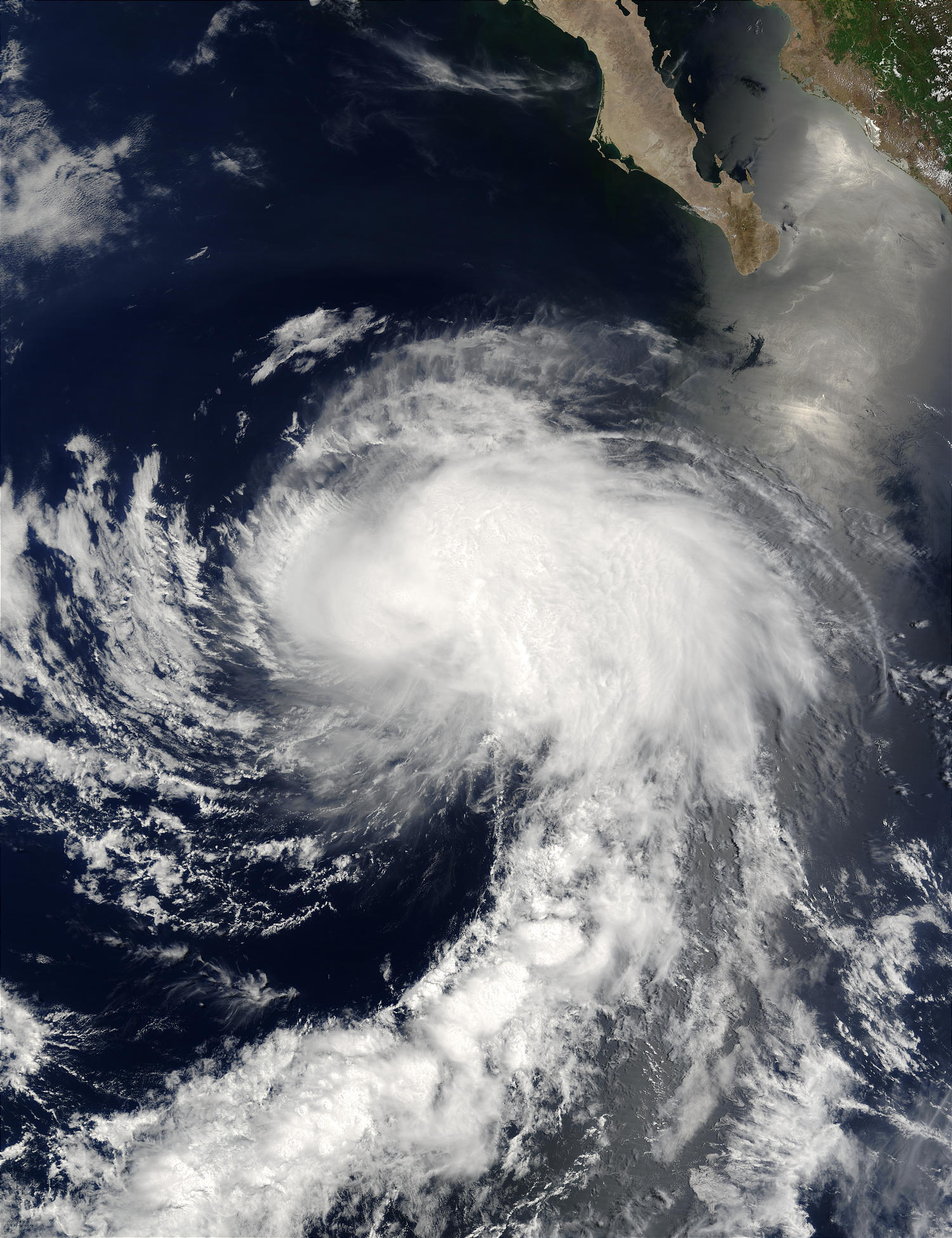 Tropical Storm Enrique south of Baja California, Mexico - related image preview
