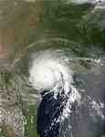 Hurricane Claudette over the coast of Texas - selected child image