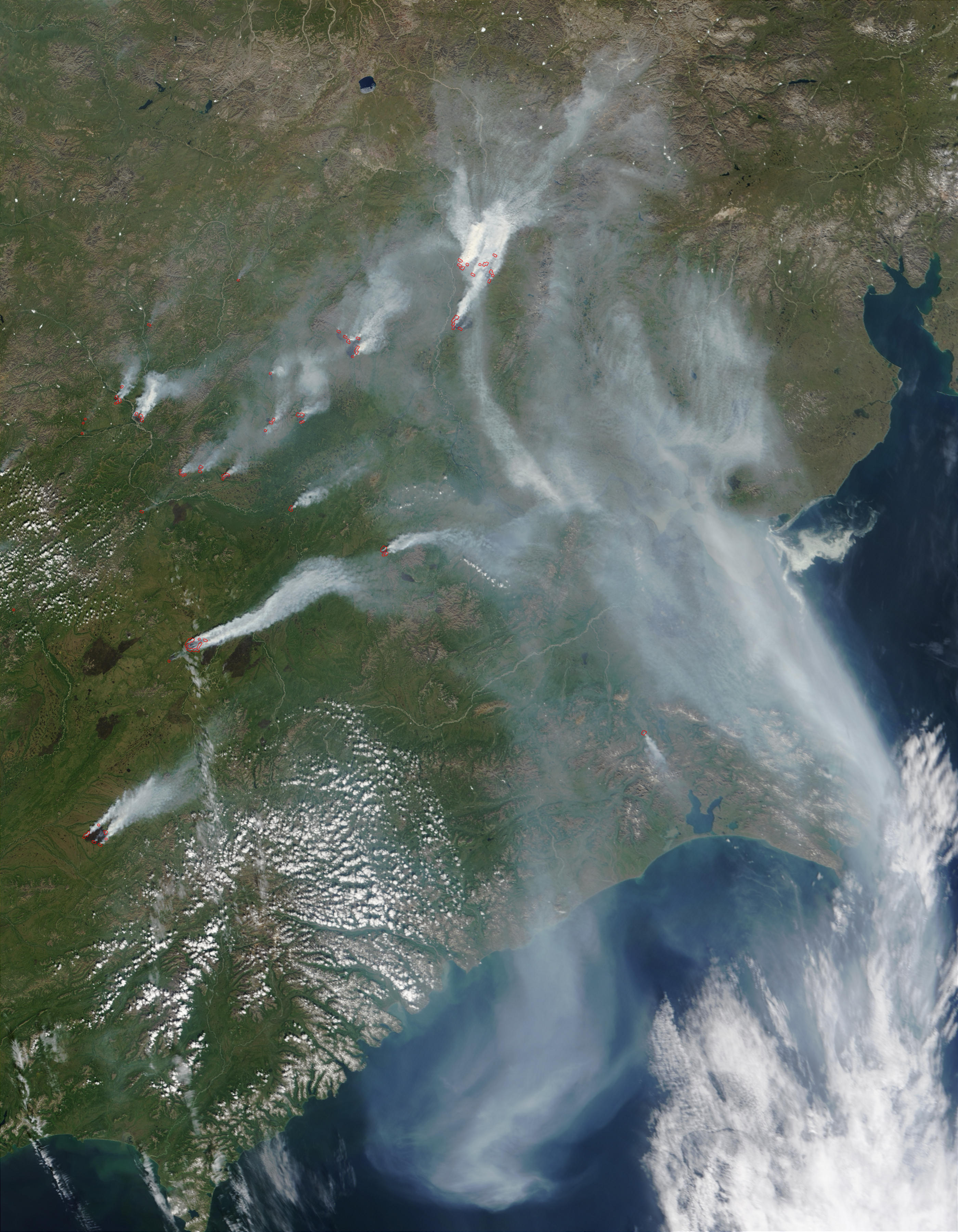 Fires and smoke in Siberia - related image preview