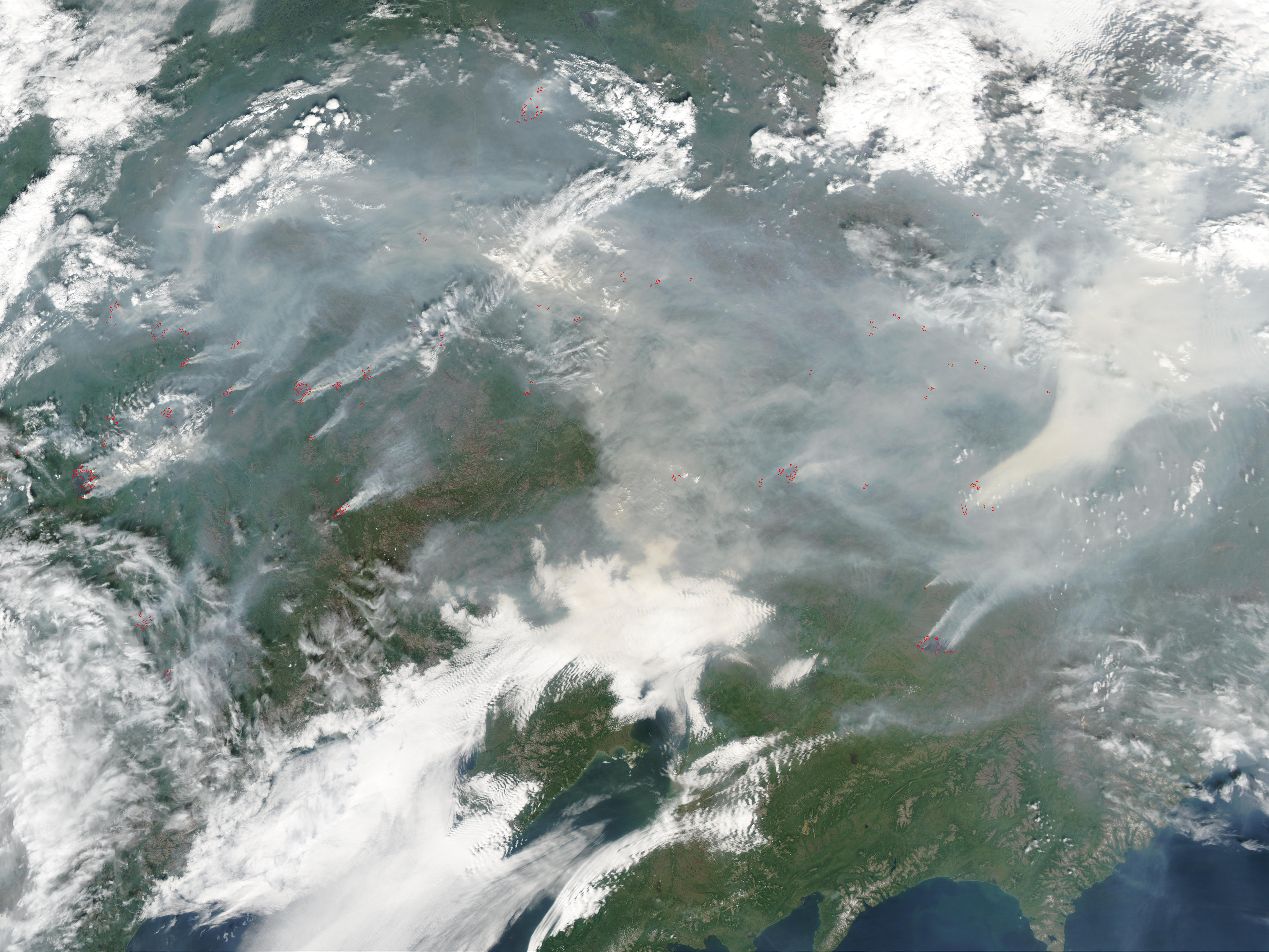 Fires and smoke in Siberia - related image preview