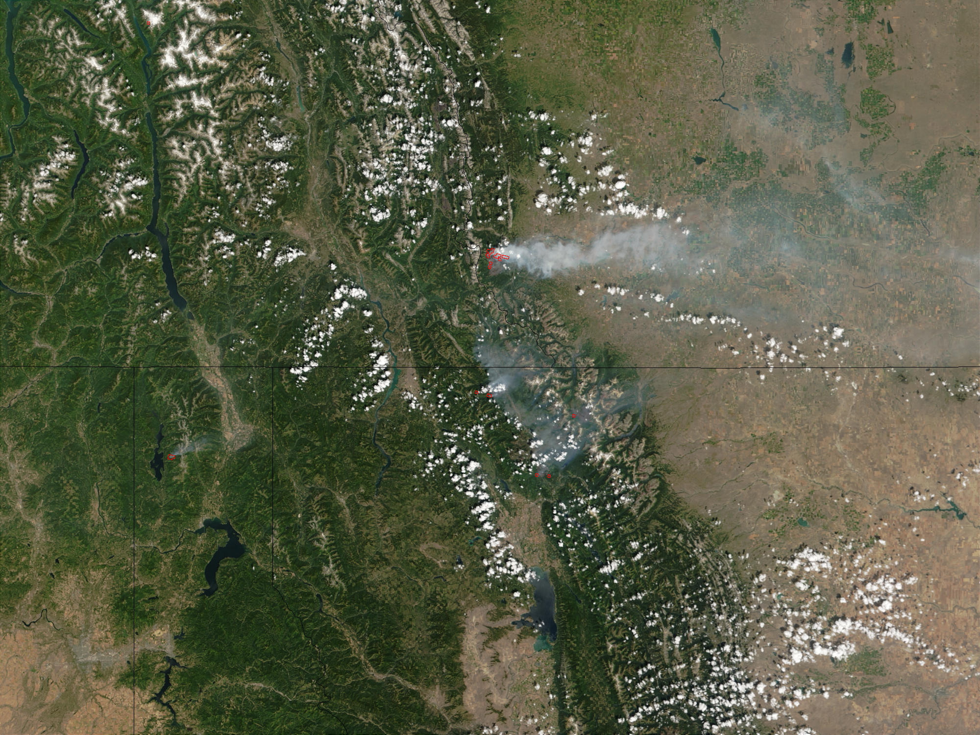 Fires in Glacier National Park, Montana - related image preview