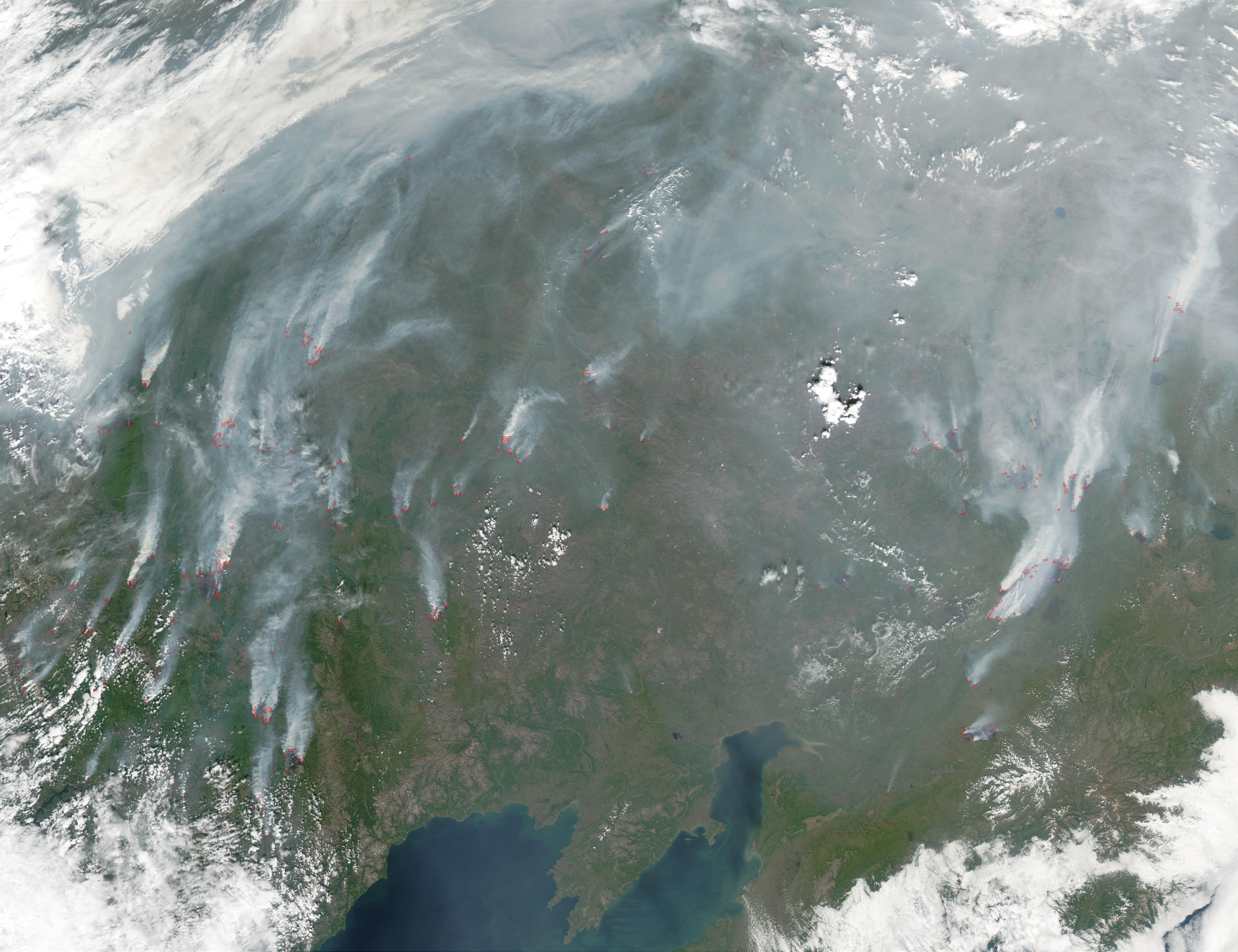 Fires and smoke across Siberia - related image preview