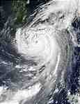 Typhoon Etau (11W) over Japan - selected image