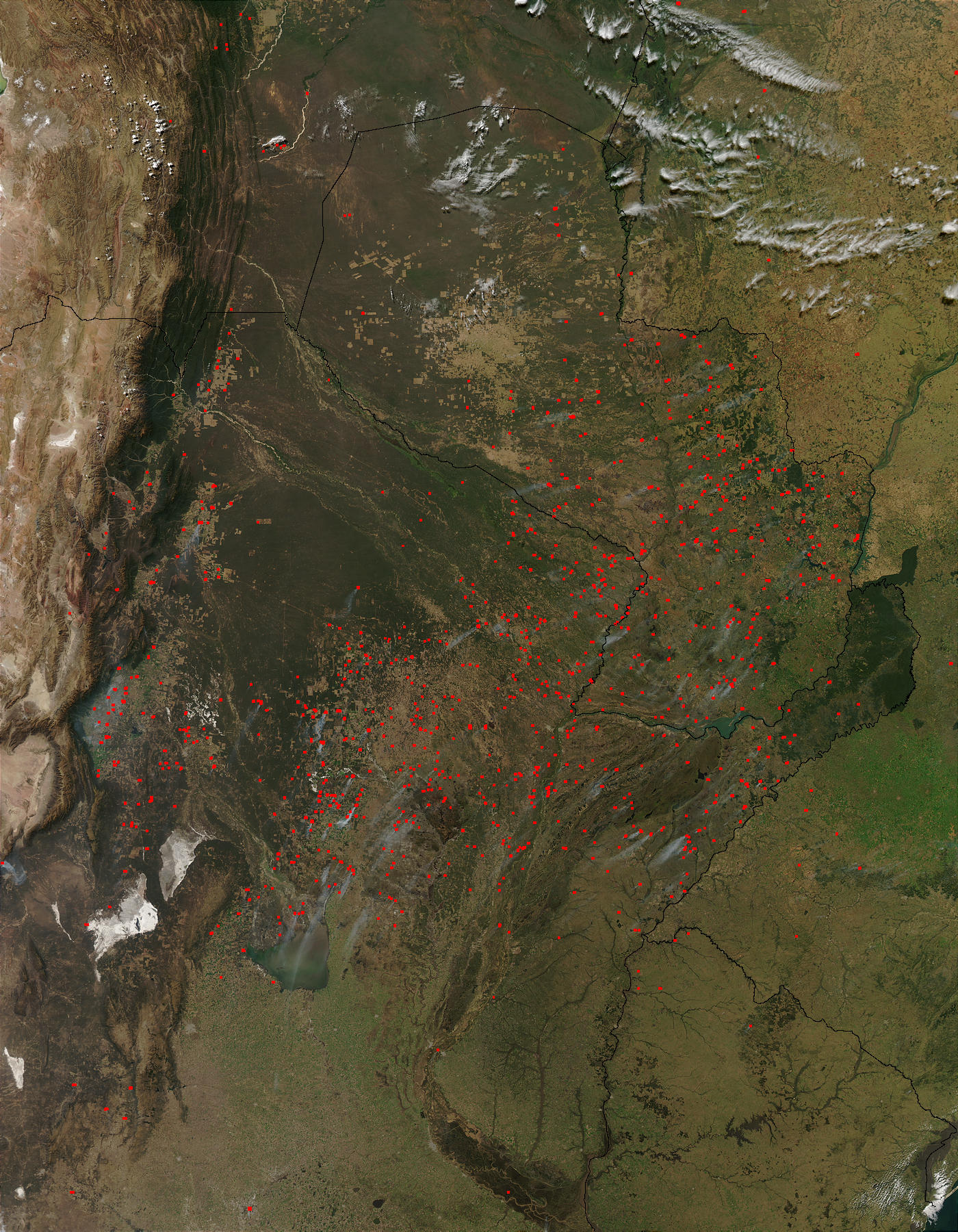 Fires in southern South America - related image preview