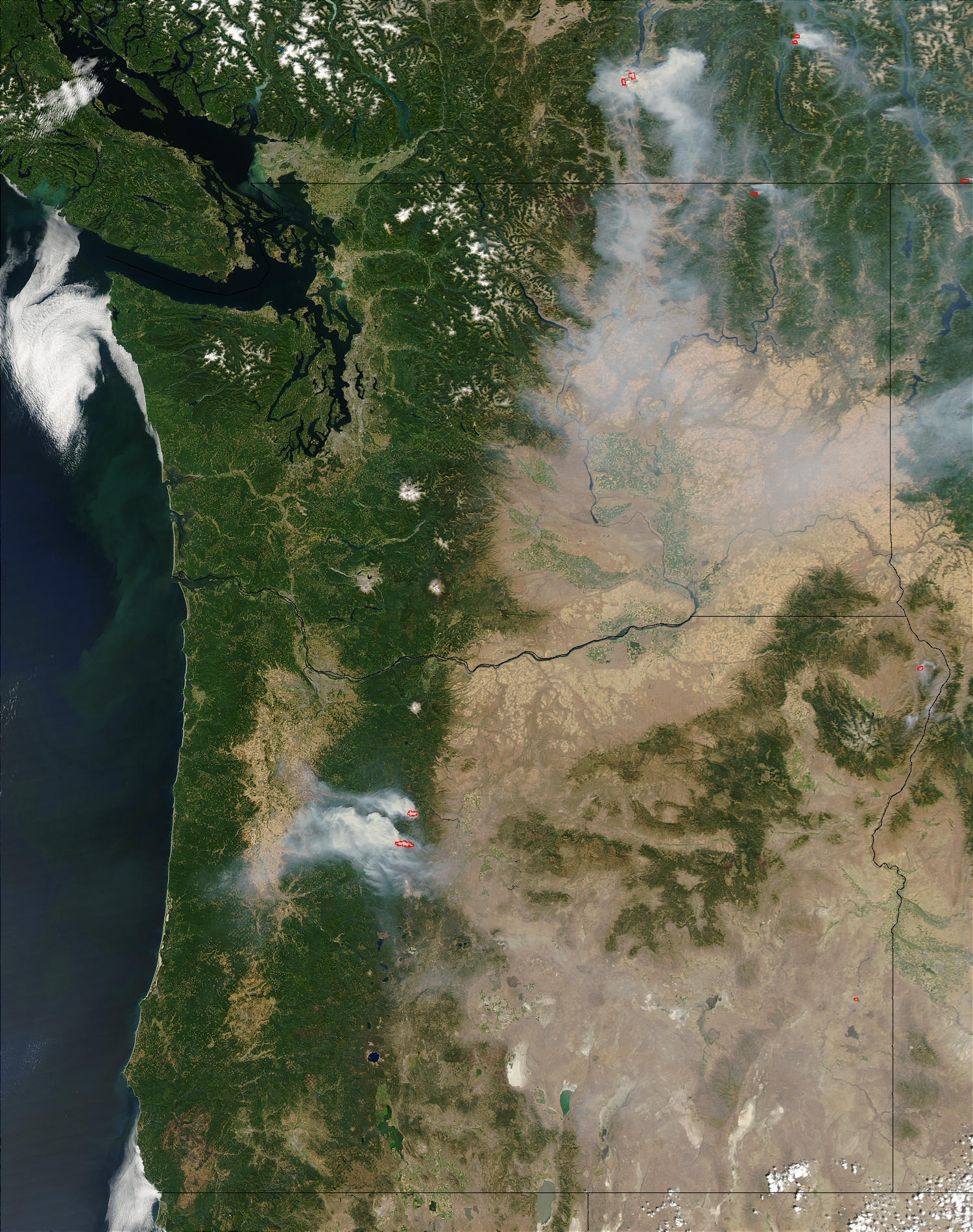 Fires and smoke in Oregon - related image preview