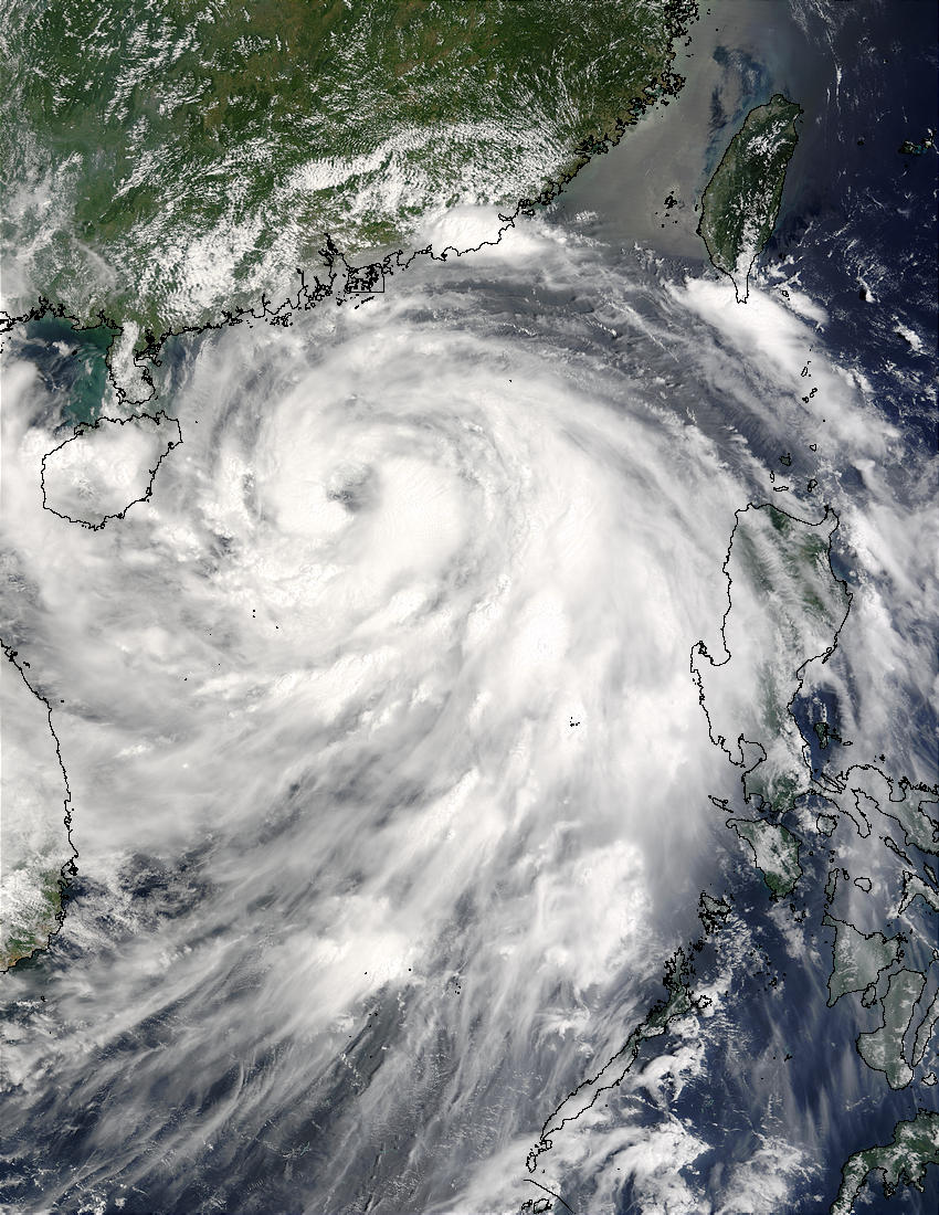 Typhoon Krovanh (12W) approaching China - related image preview