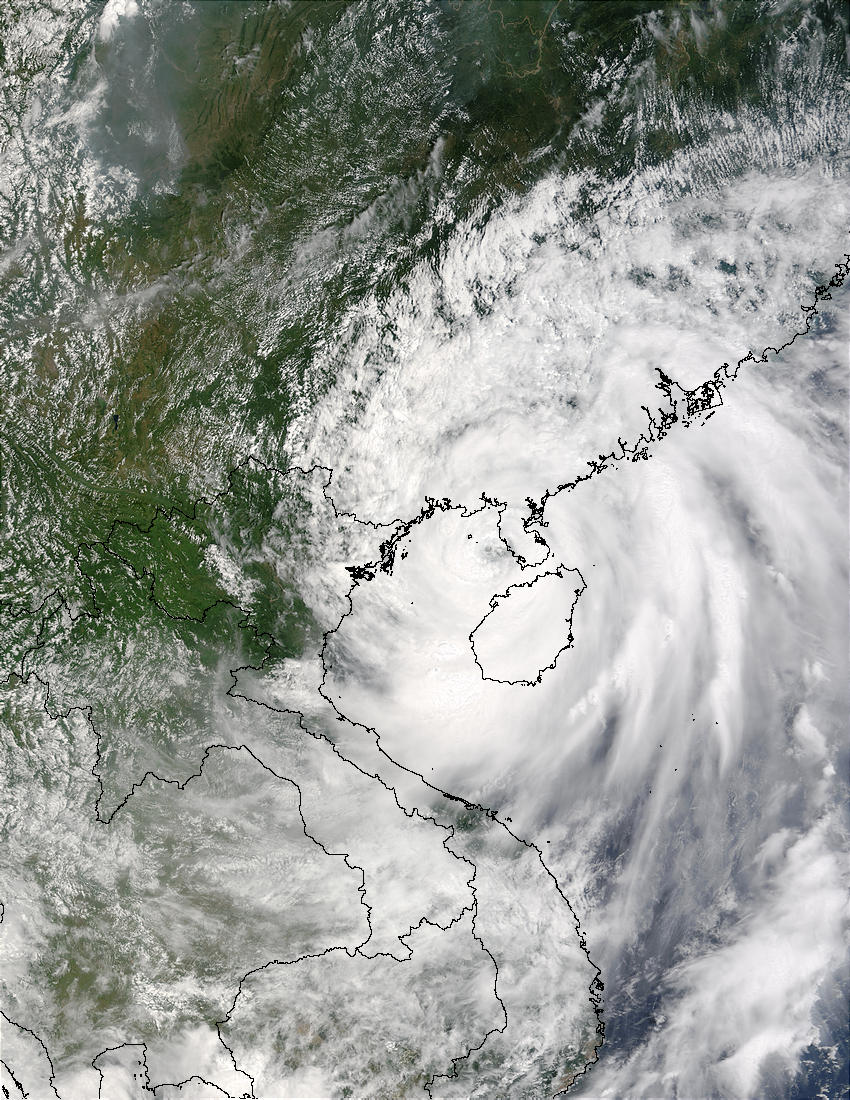 Typhoon Krovanh (12W) over China - related image preview