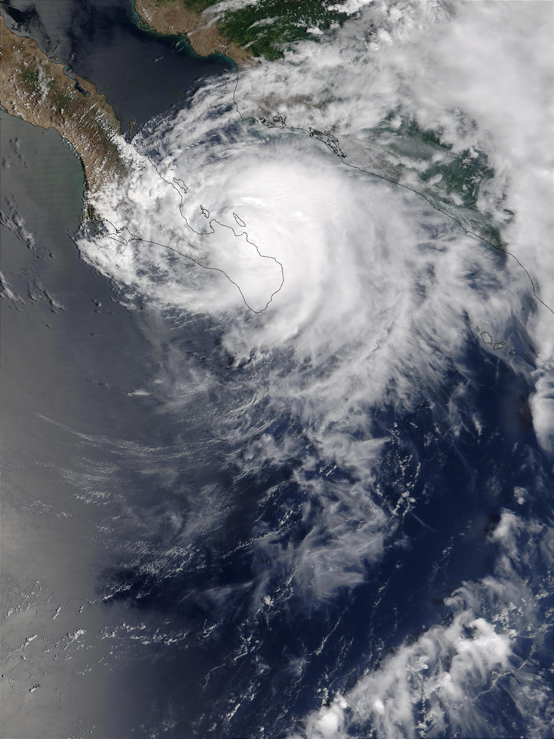 Hurricane Ignacio (09E) over Baja California - related image preview