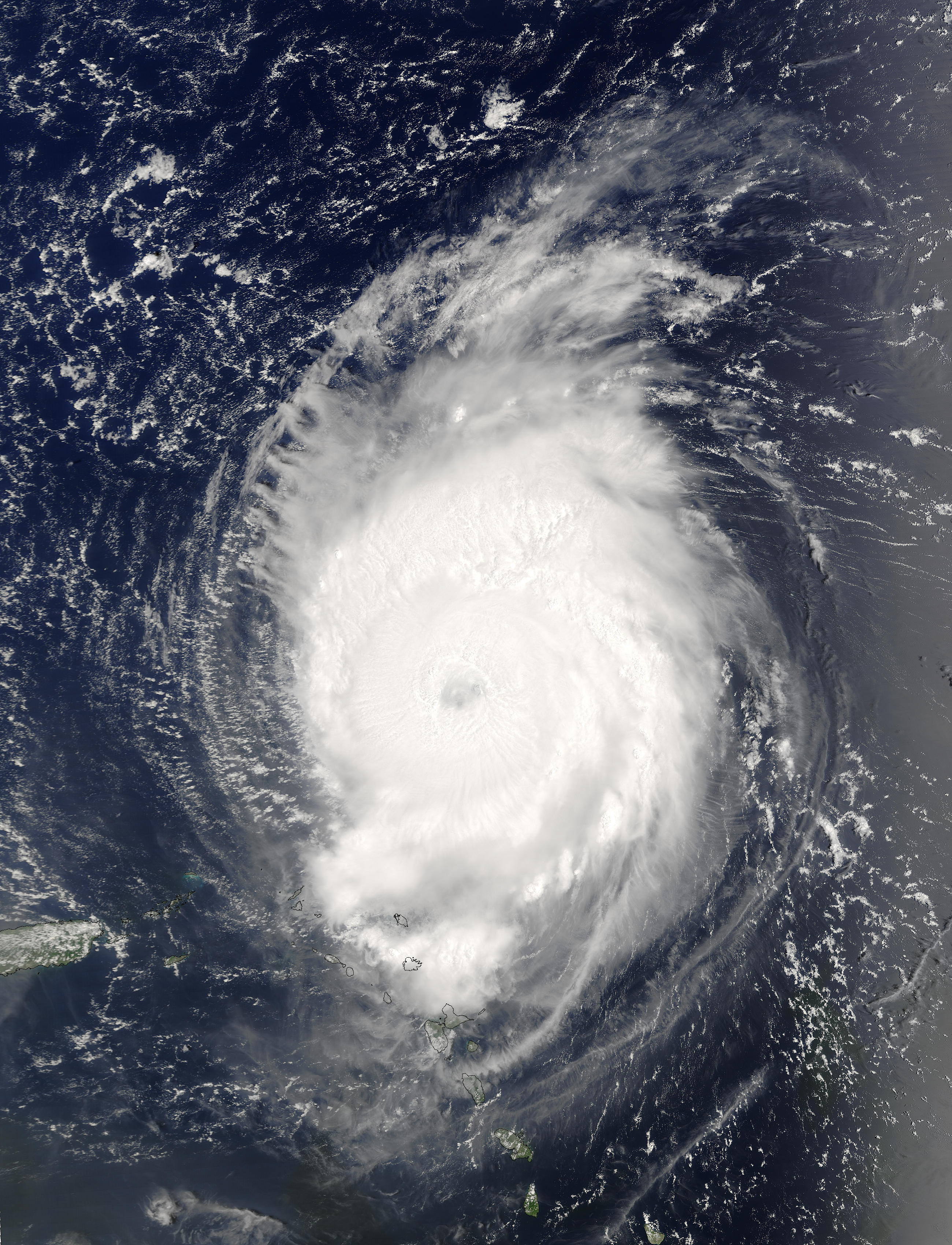 Hurricane Fabian northeast of the Lesser Antilles - related image preview
