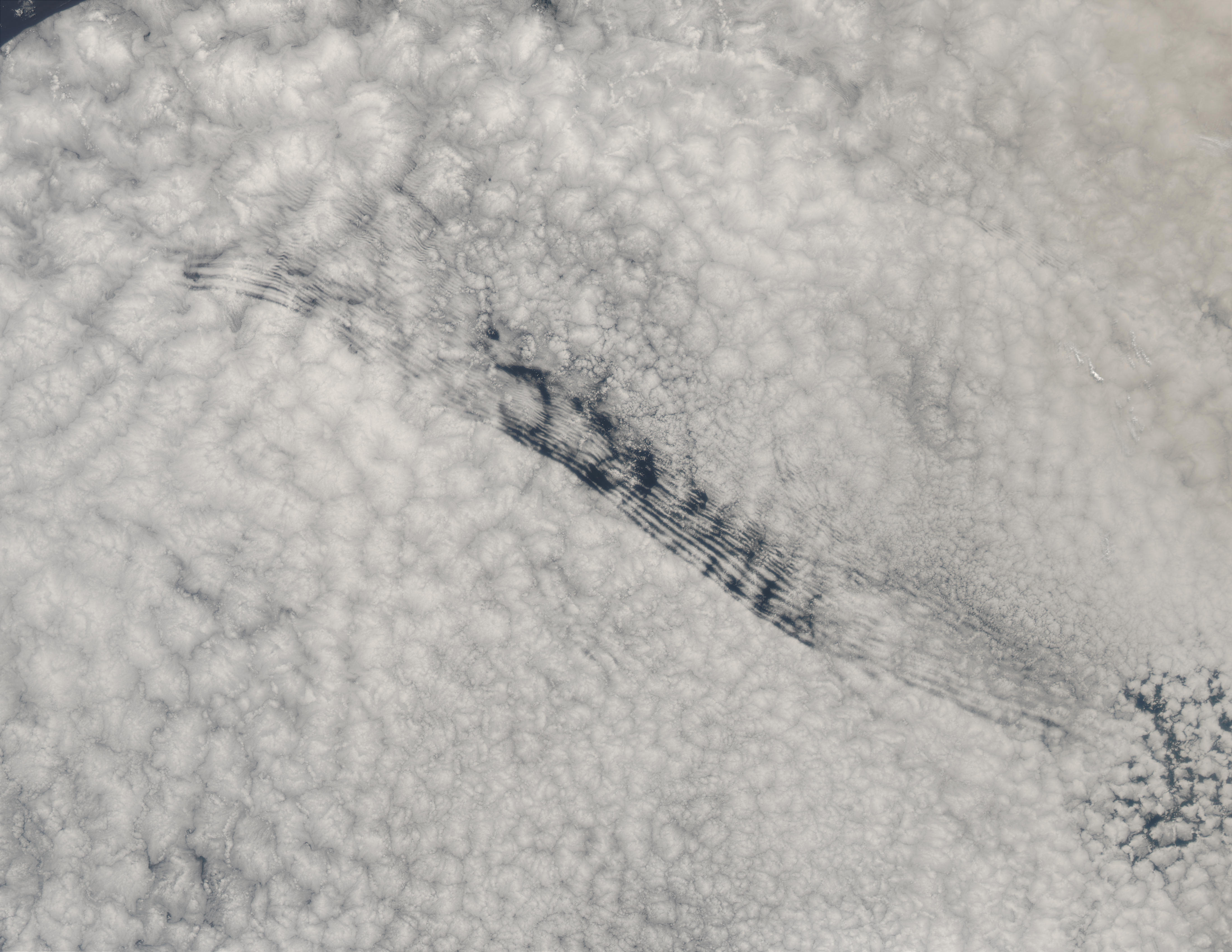 Unusual cloud formation in the South Atlantic - related image preview